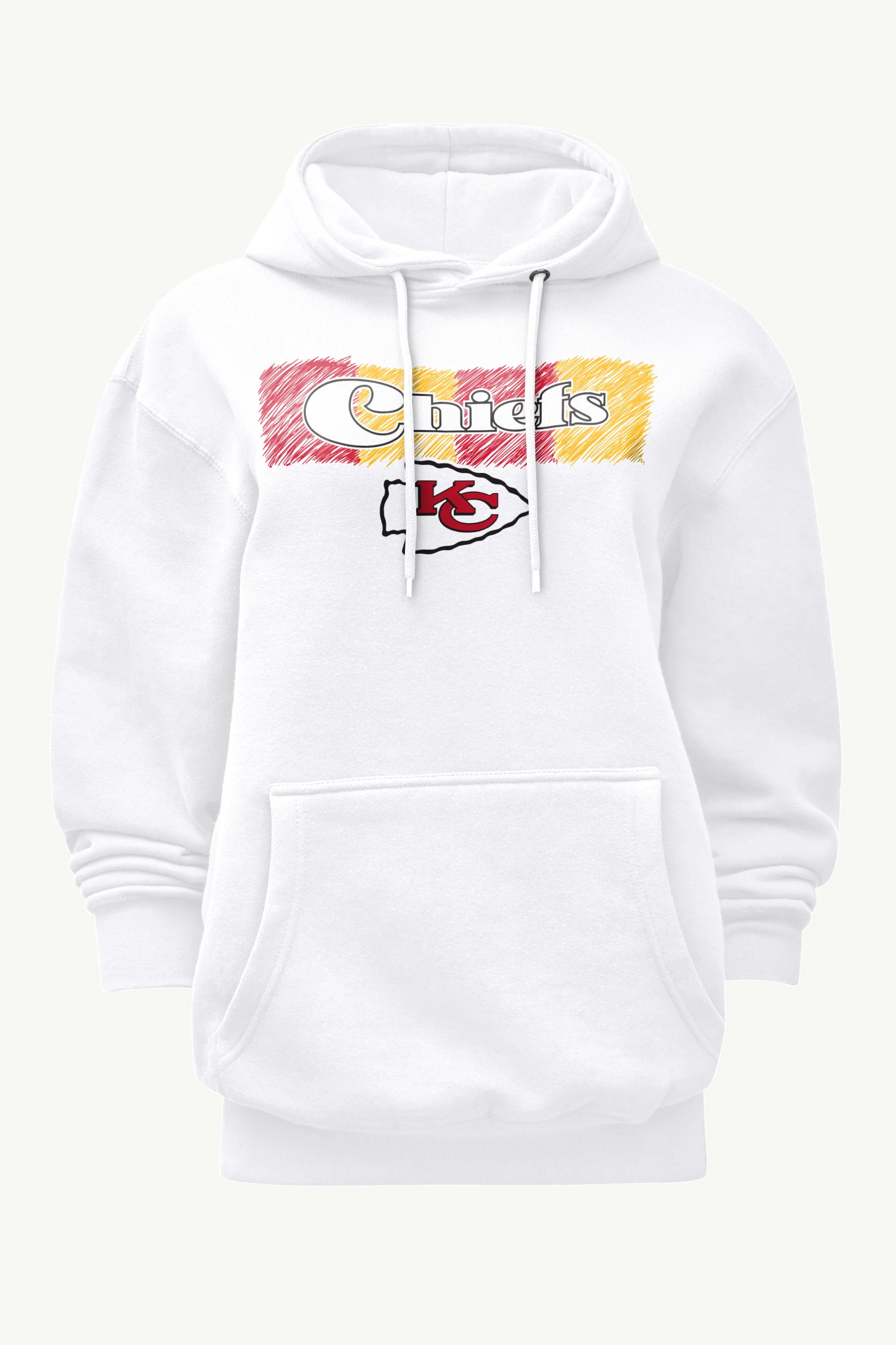 WOMENS KANSAS CITY CHIEFS COLOR SHADING HOODIE