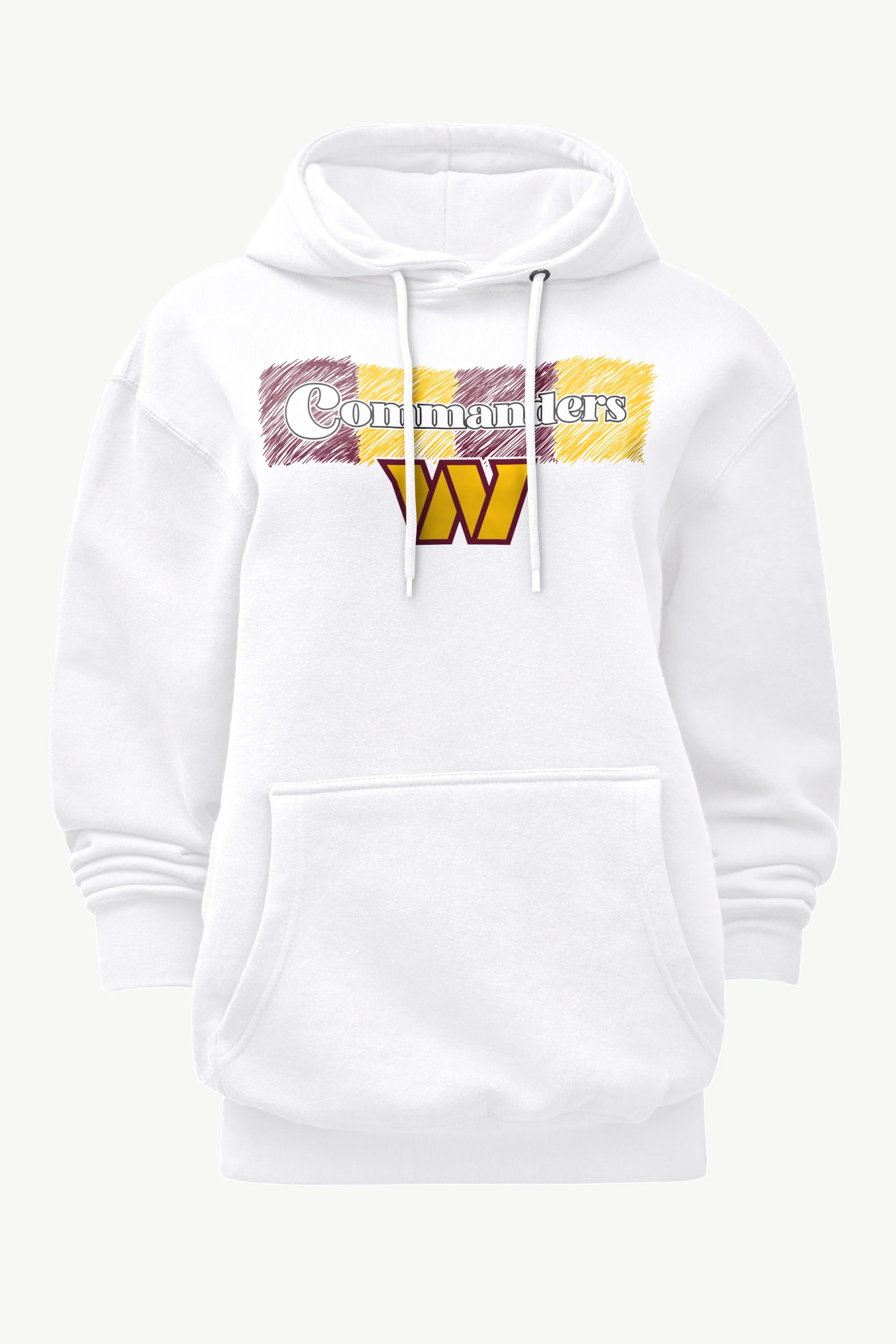 WOMENS WASHINGTON COMMANDERS COLOR SHADING HOODIE