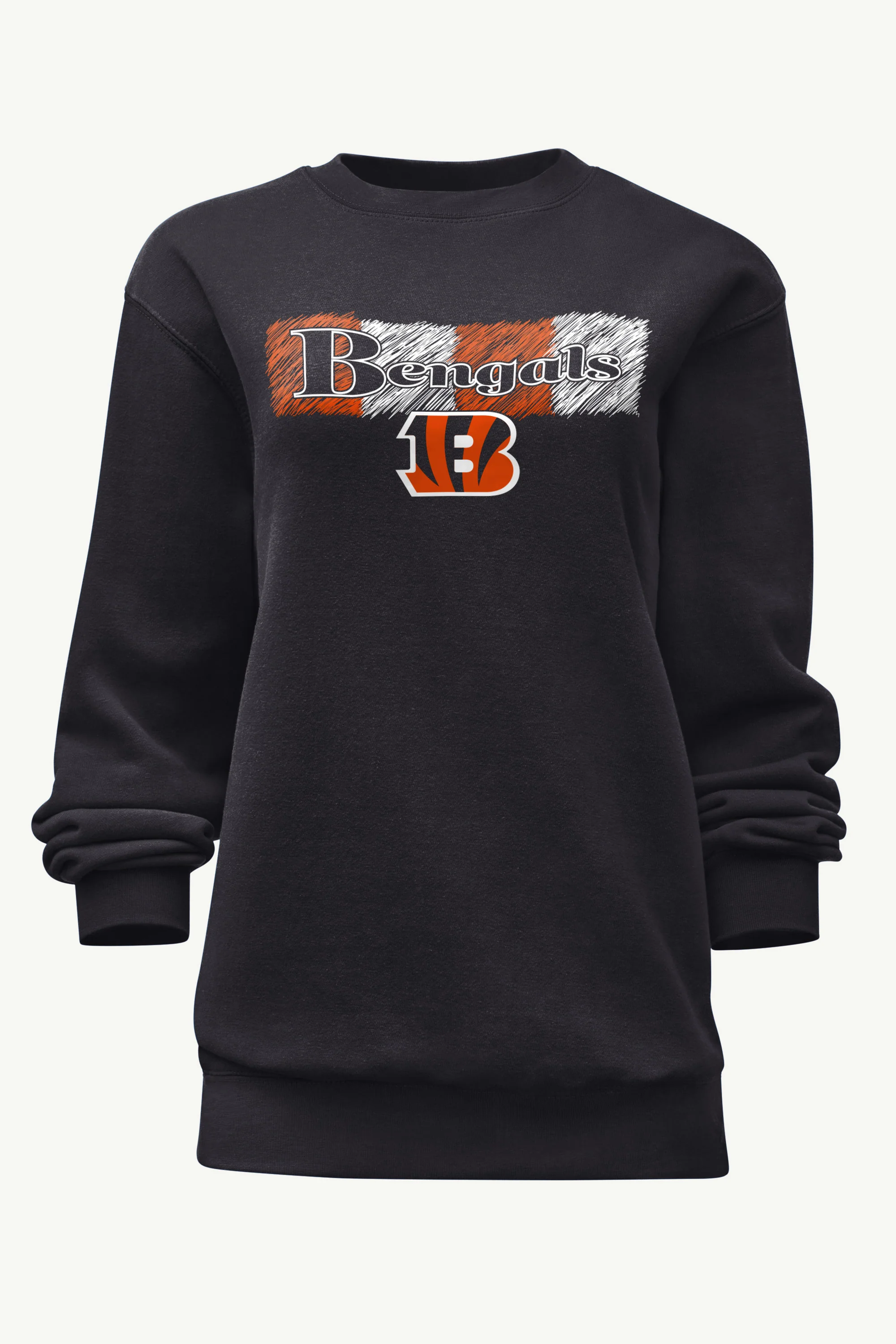WOMENS CINCINATI BENGALS COLOR SHADING SWEATSHIRT