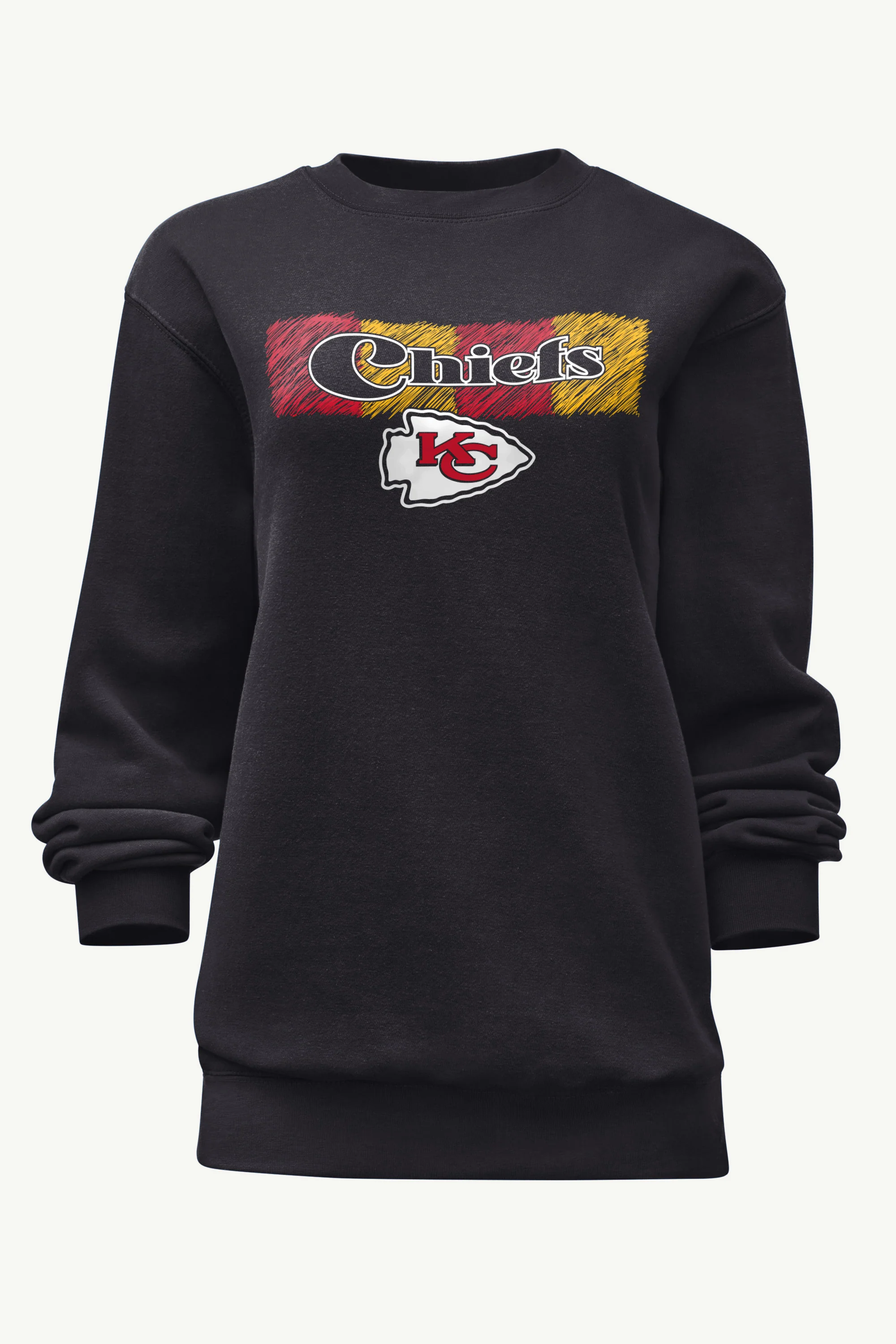 WOMENS KANSAS CITY CHIEFS COLOR SHADING SWEATSHIRT