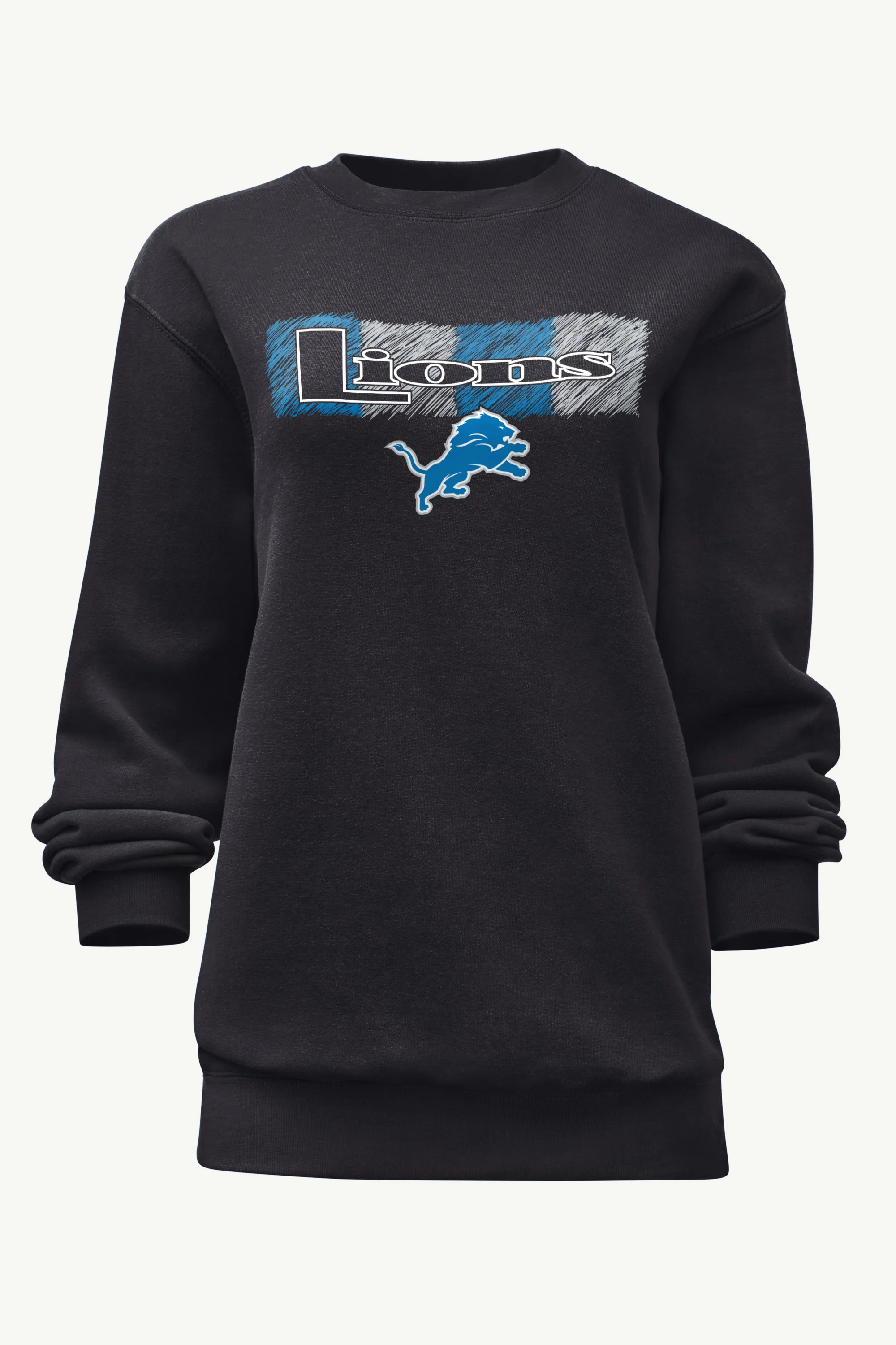 WOMENS DETROIT LIONS COLOR SHADING SWEATSHIRT