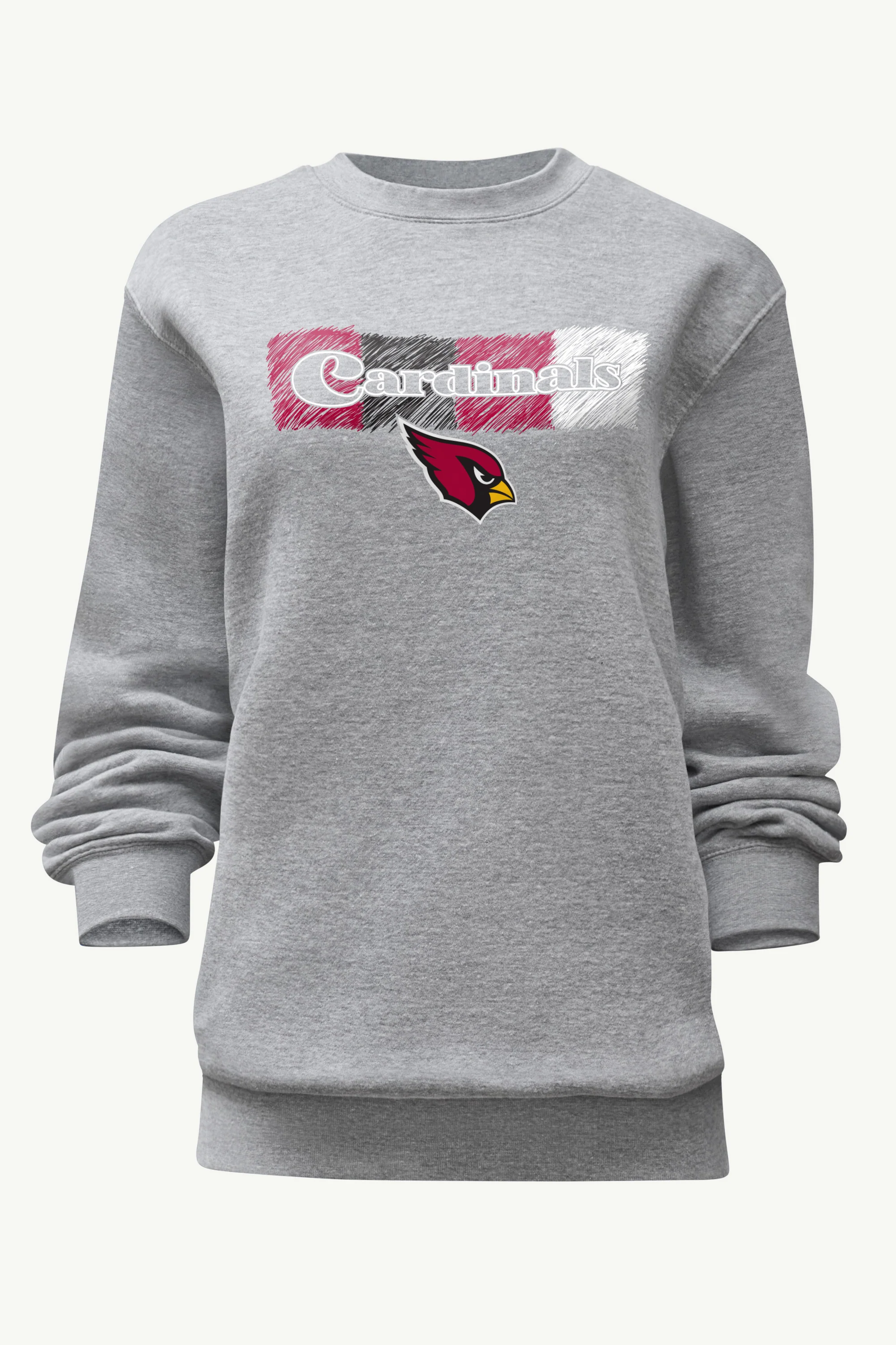 WOMENS ARIZONA CARDINALS COLOR SHADING SWEATSHIRT
