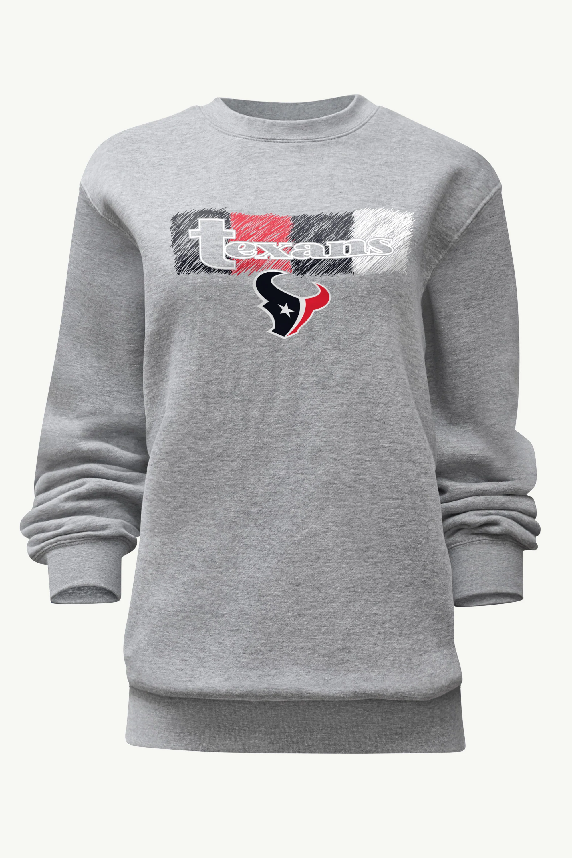 WOMENS HOUSTON TEXANS COLOR SHADING SWEATSHIRT