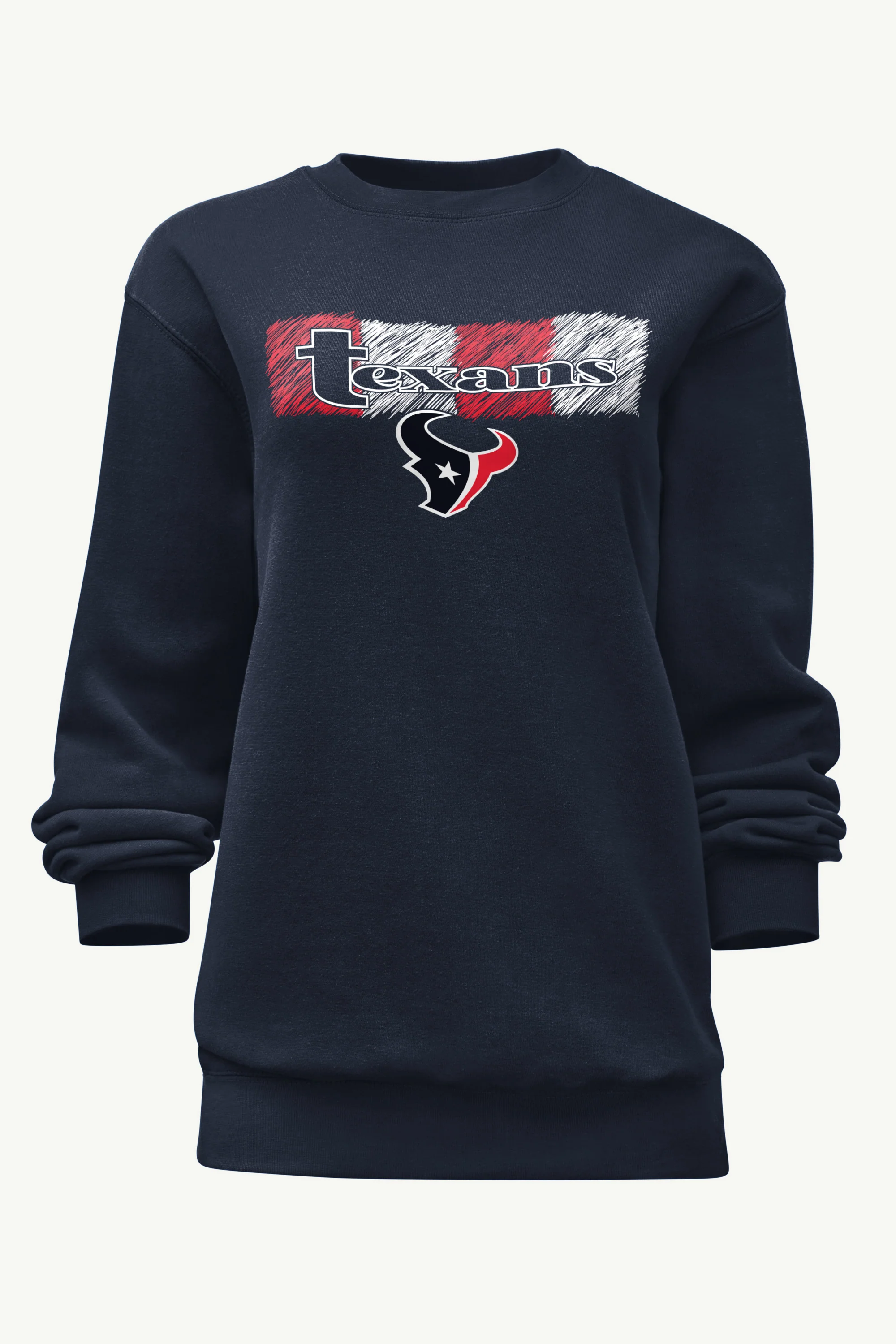 WOMENS HOUSTON TEXANS COLOR SHADING SWEATSHIRT
