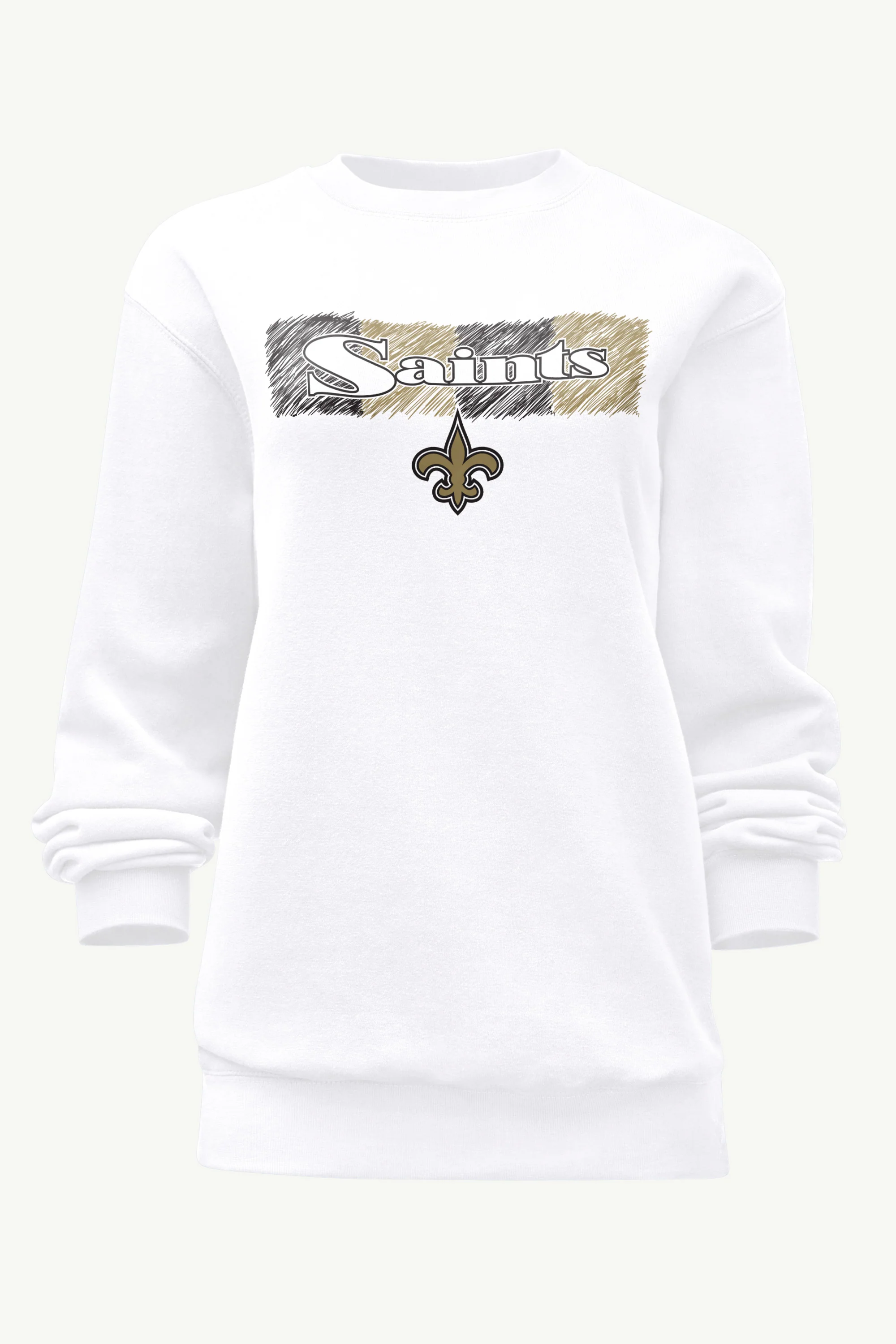 WOMENS NEW ORLEANS SAINTS COLOR SHADING SWEATSHIRT