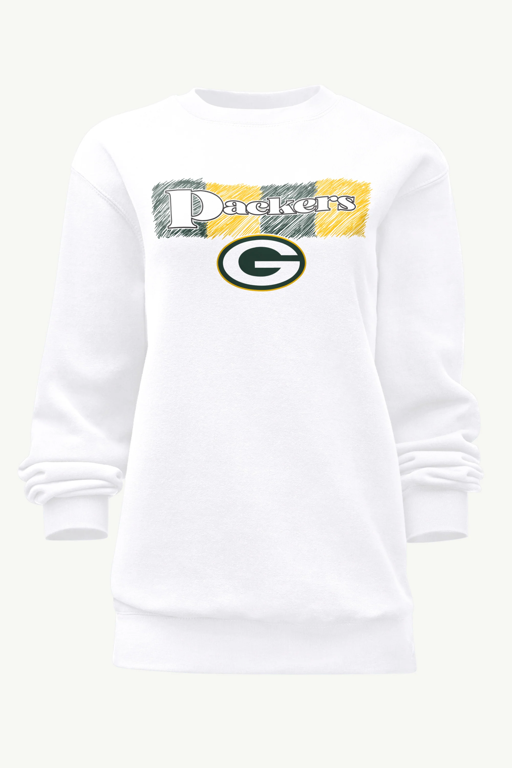WOMENS GREEN BAY PACKERS COLOR SHADING SWEATSHIRT