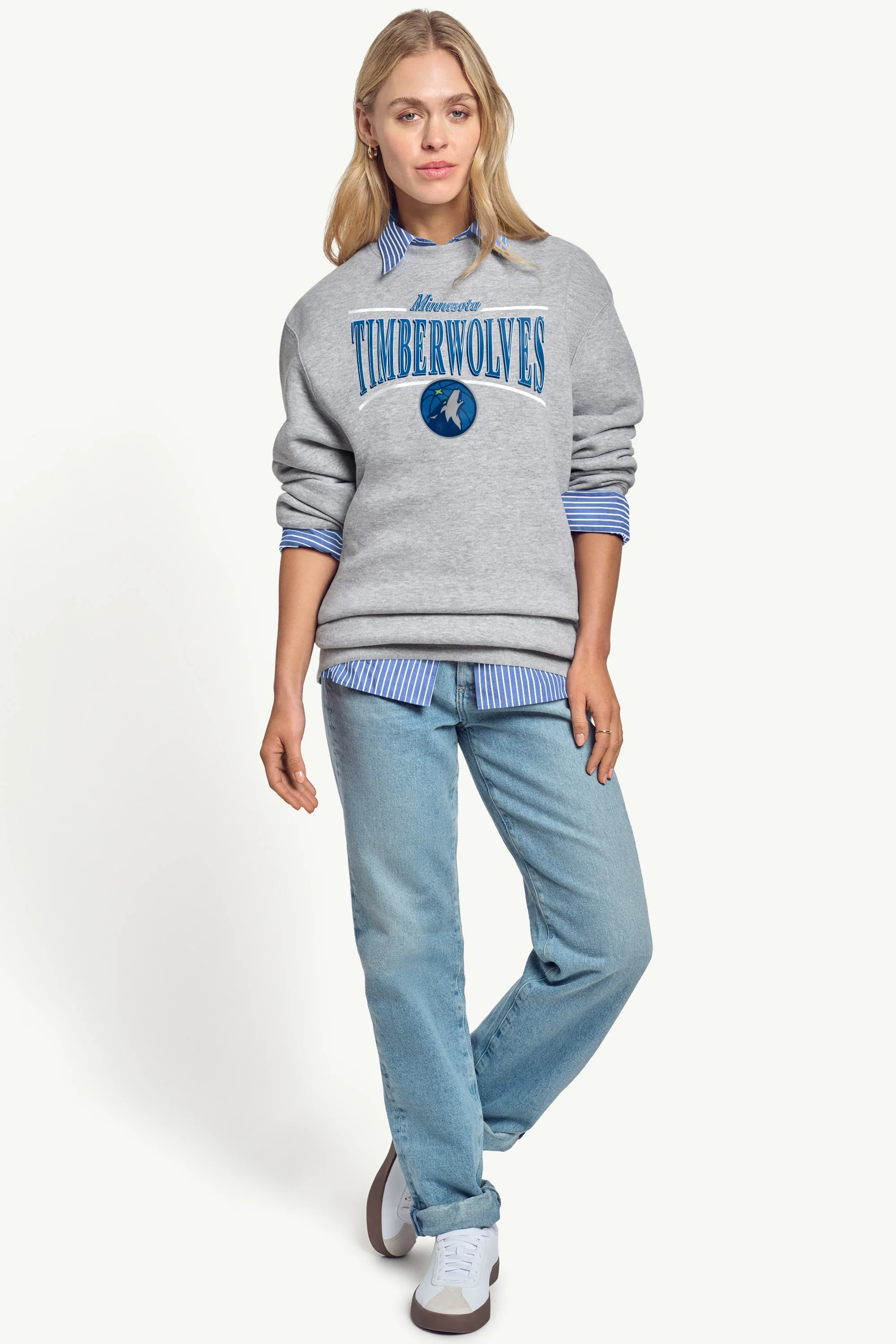 WOMENS MINNESOTA TIMBERWOLVES ARCH SWEATSHIRT - Image 3