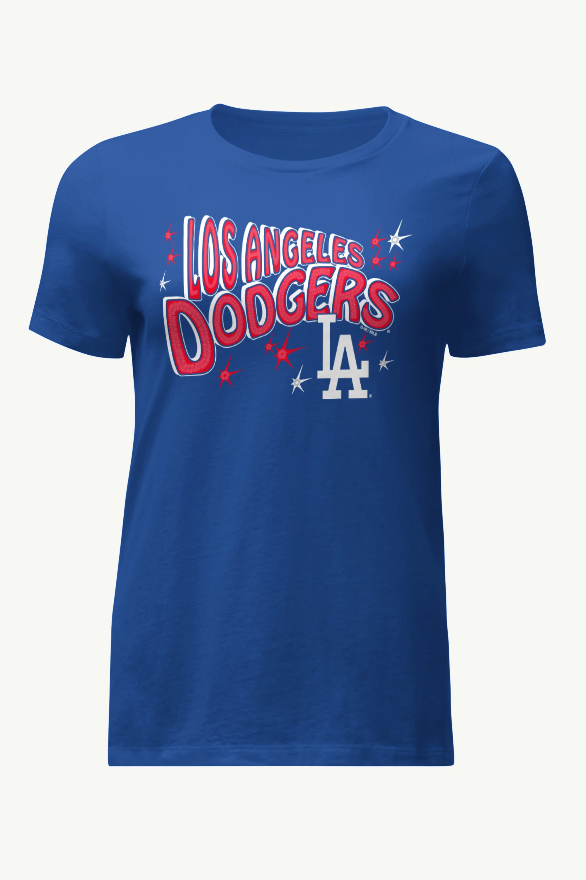 WOMENS LOS ANGELES DODGERS FIREWORKS T SHIRT