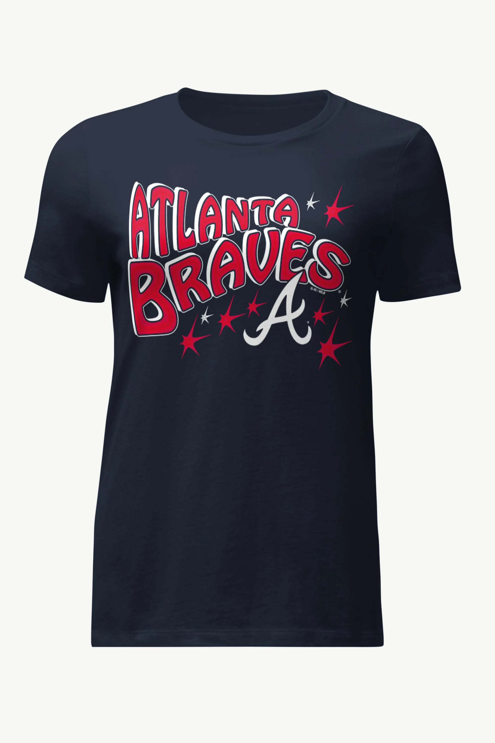 WOMENS ATLANTA BRAVES FIREWORKS T SHIRT