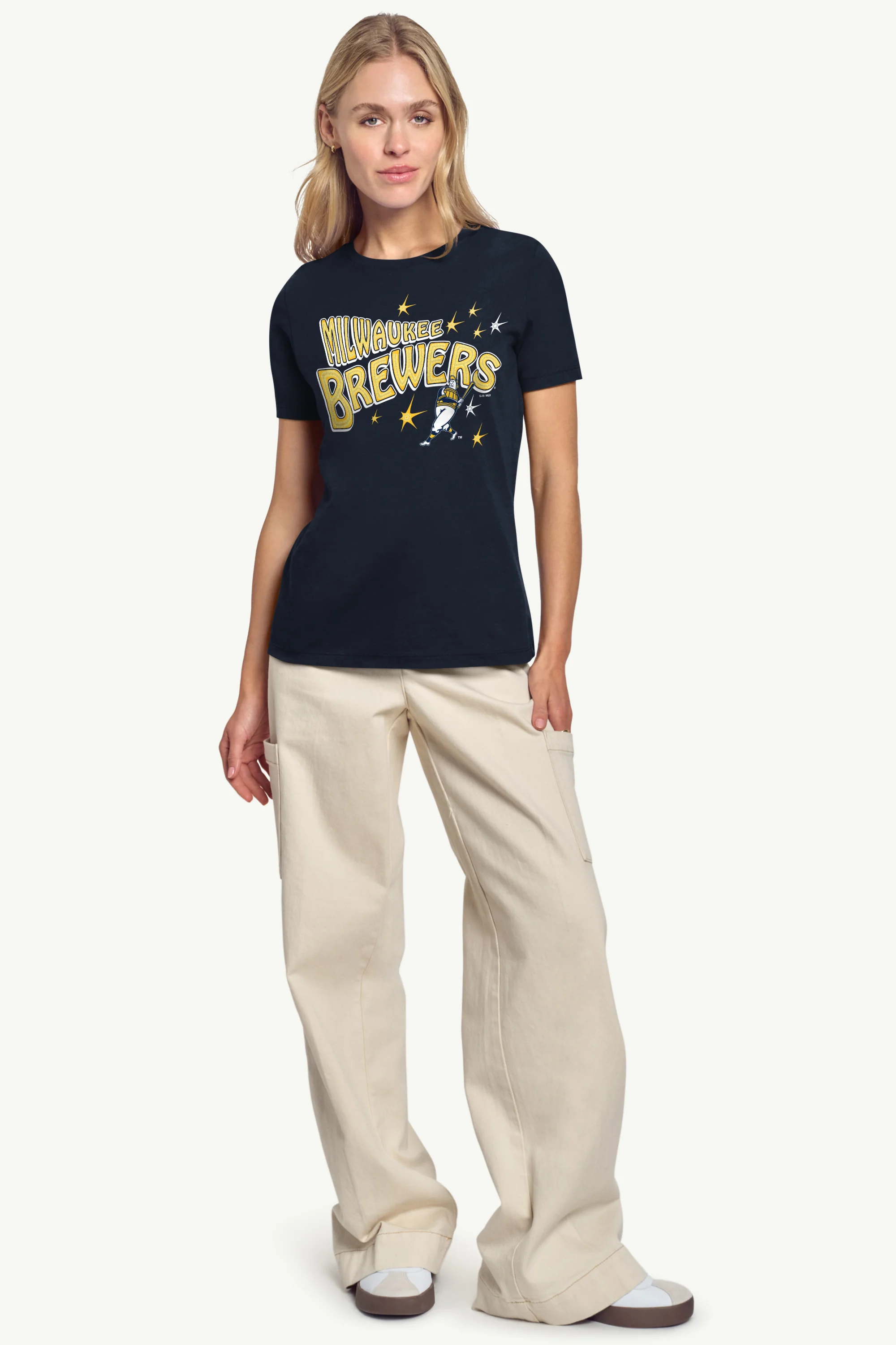 WOMENS MILWAUKEE BREWERS FIREWORKS T SHIRT - Image 3