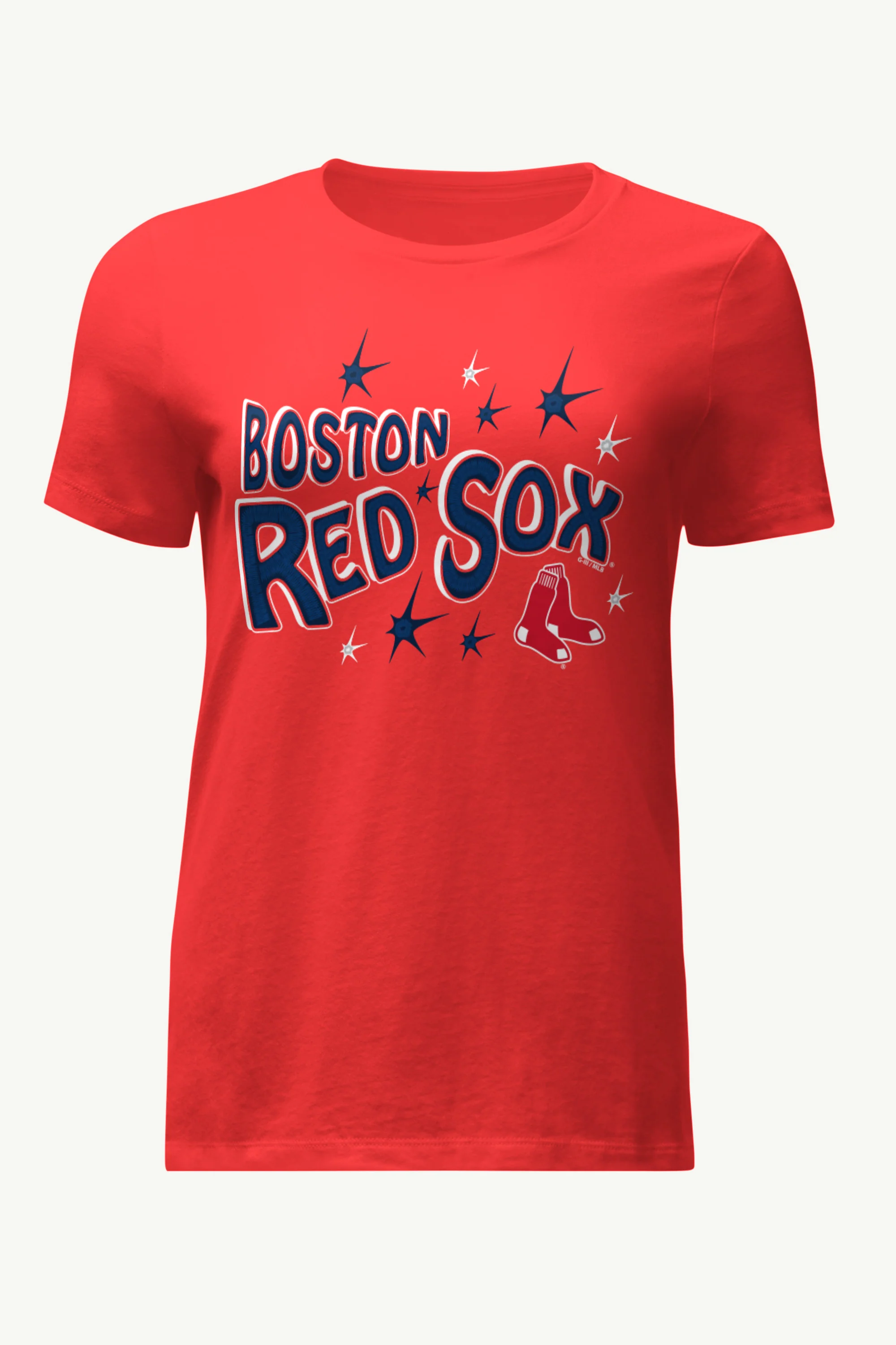 WOMENS BOSTON RED SOX FIREWORKS T SHIRT