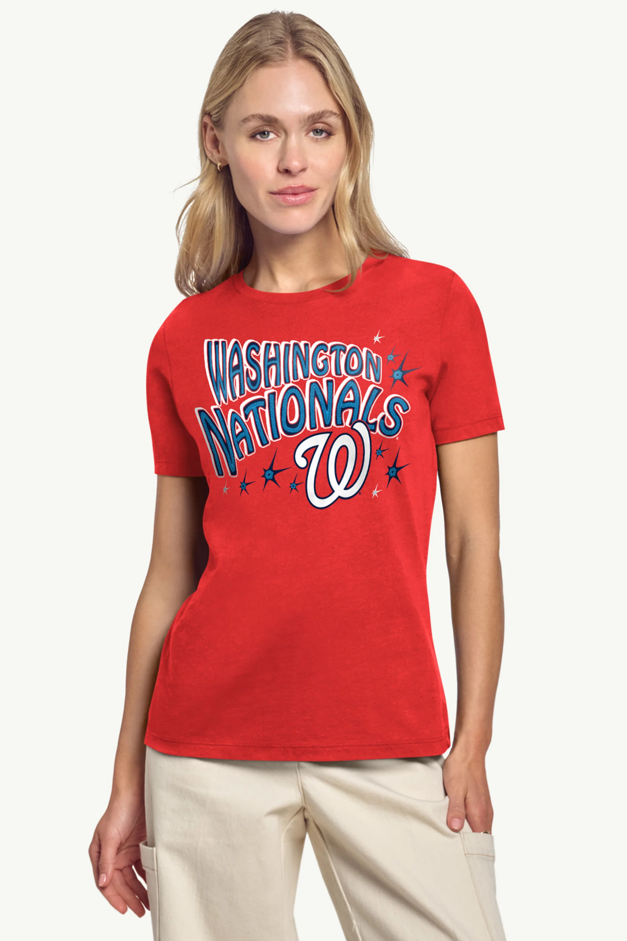 WOMENS WASHINGTON NATIONALS FIREWORKS T SHIRT - Image 3