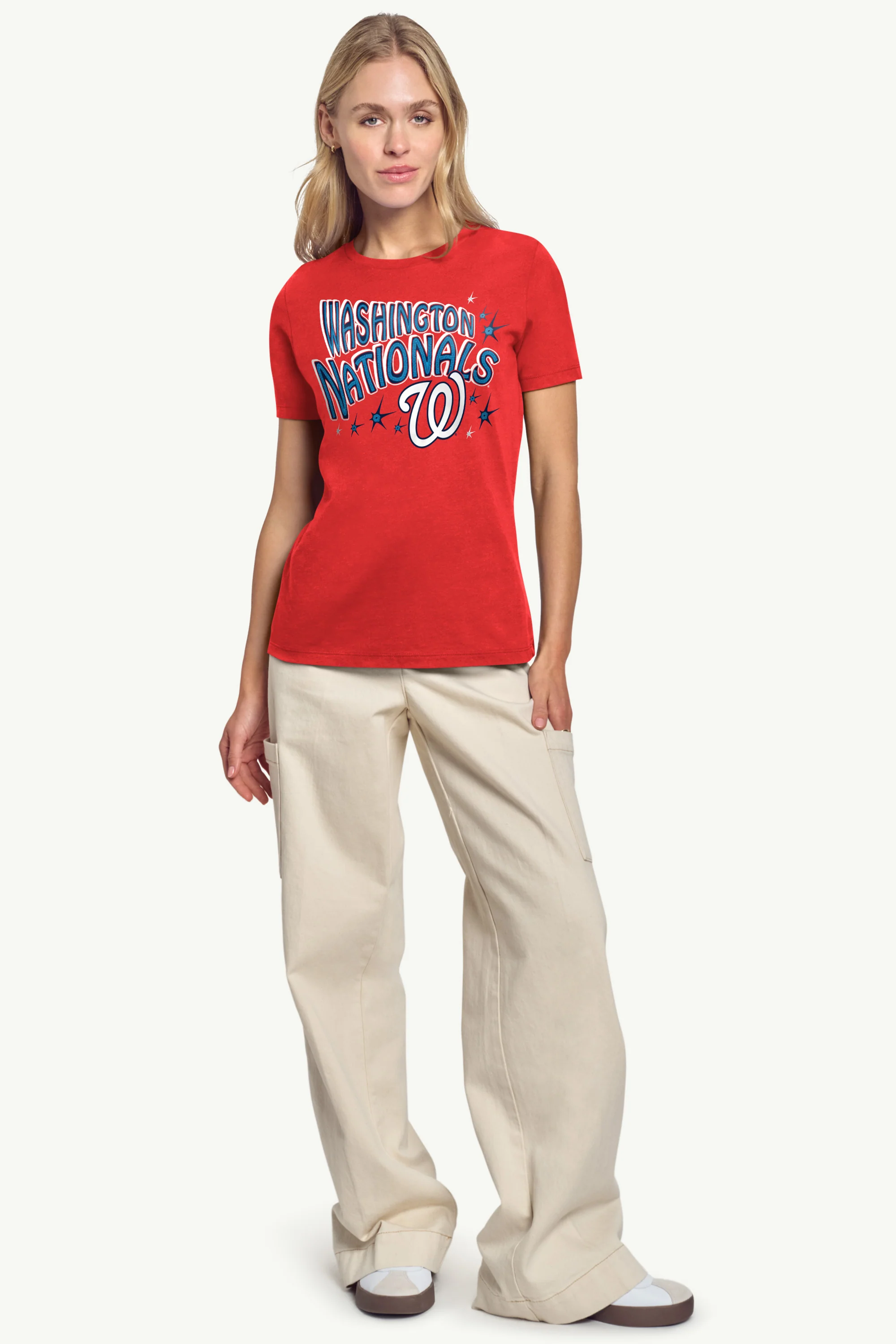 WOMENS WASHINGTON NATIONALS FIREWORKS T SHIRT - Image 4