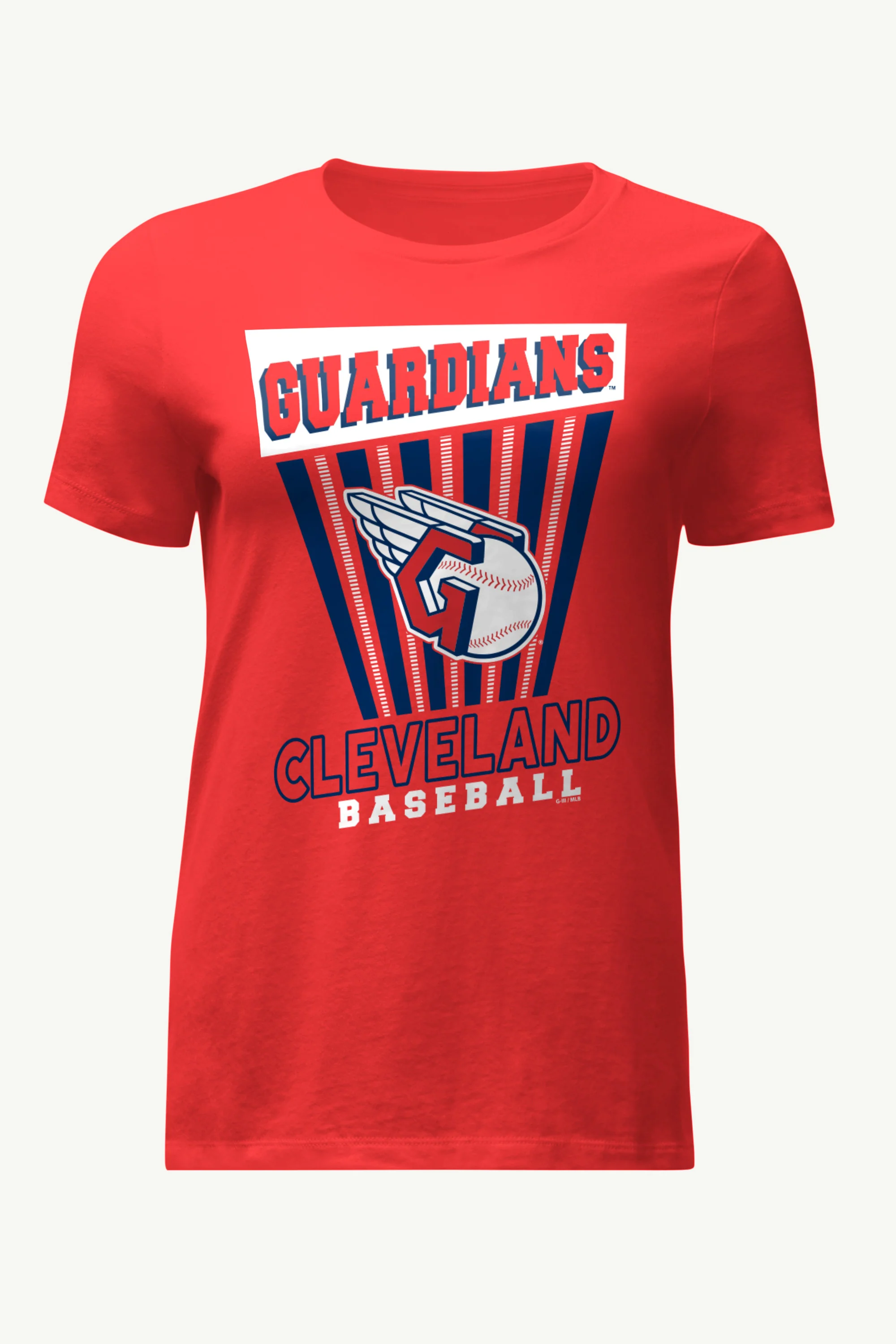 WOMENS CLEVELAND GUARDIANS POSTER PRINT T SHIRT