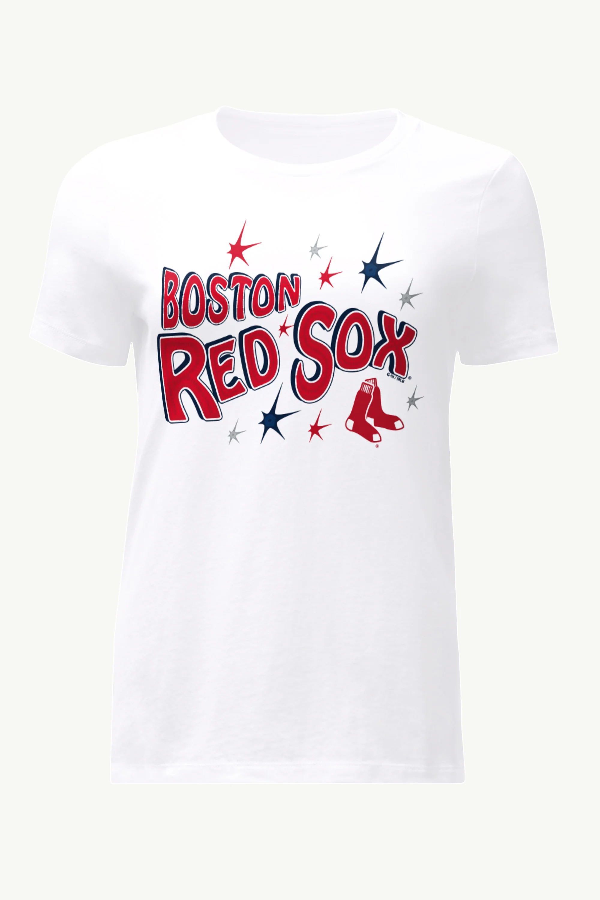 WOMENS BOSTON RED SOX FIREWORKS T SHIRT