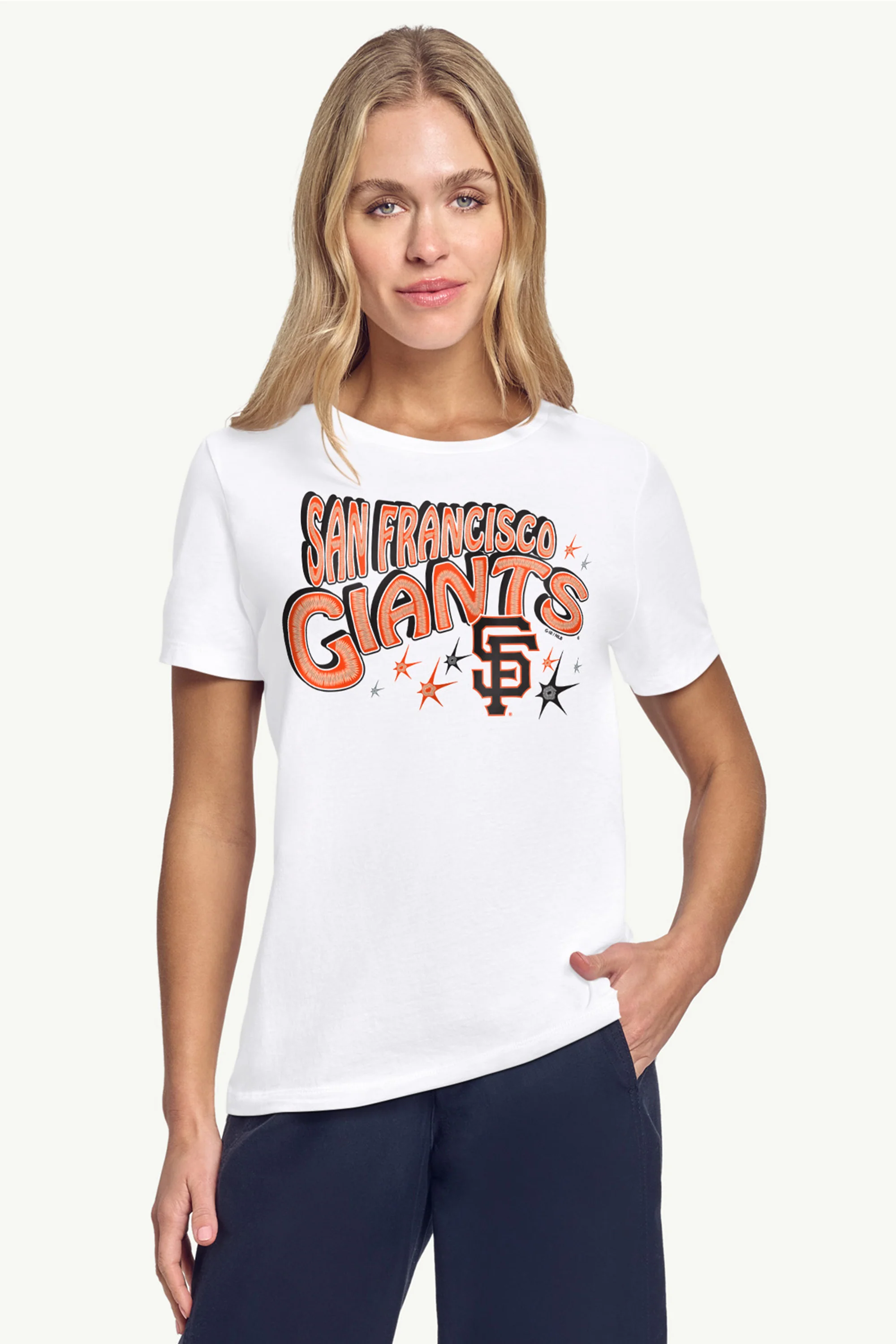 WOMENS SAN FRANCISCO GIANTS FIREWORKS T SHIRT - Image 3