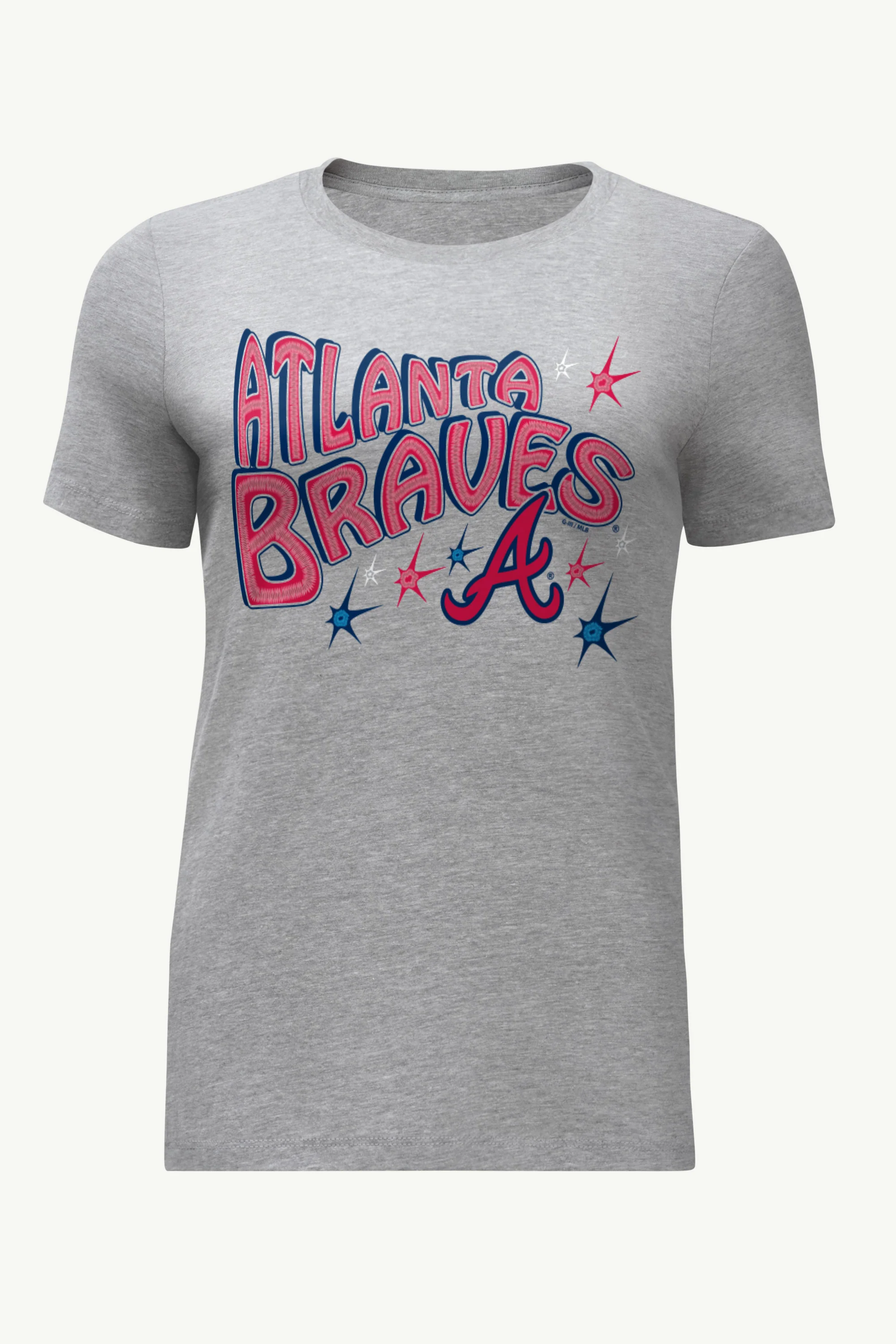WOMENS ATLANTA BRAVES FIREWORKS T SHIRT