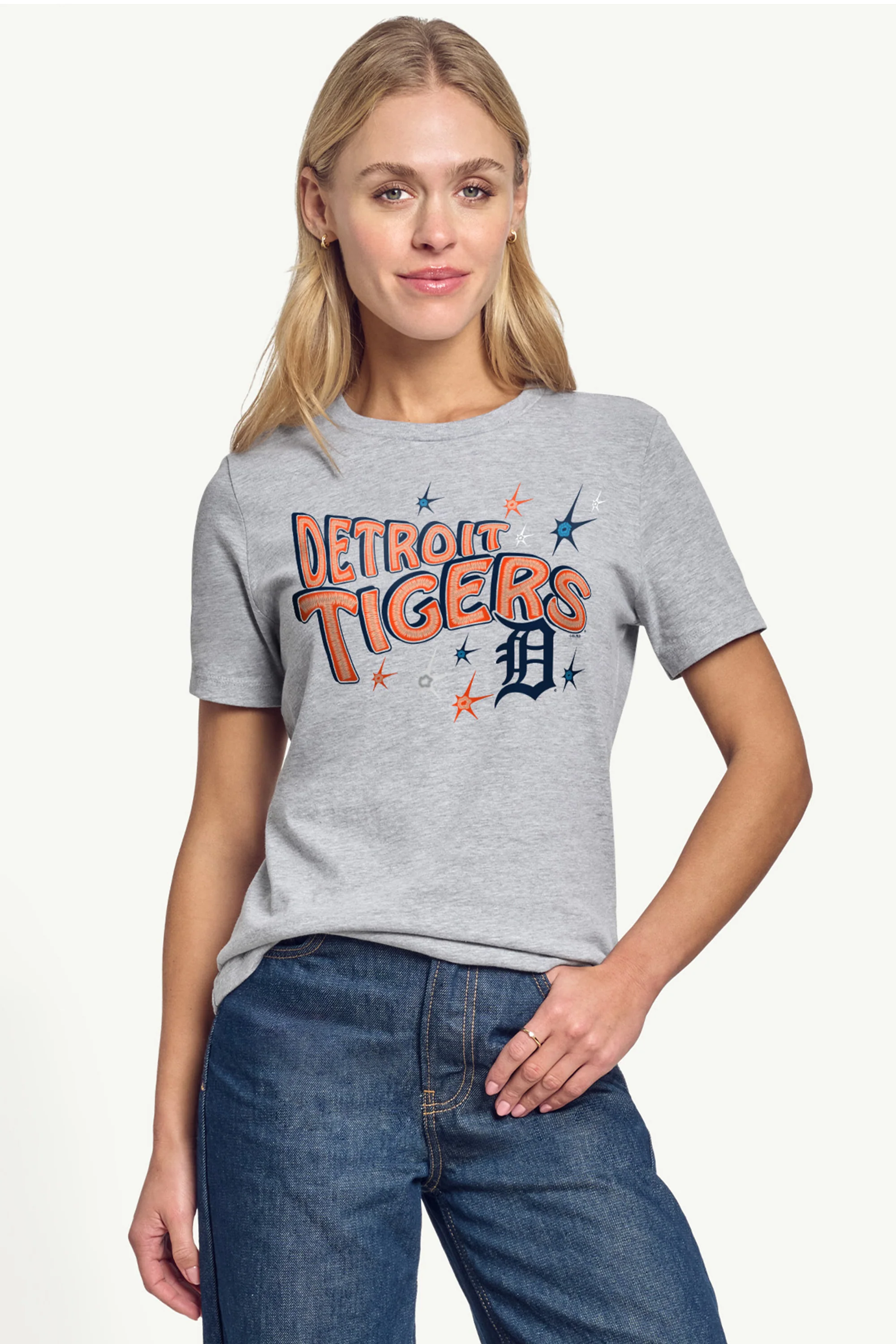 WOMENS DETROIT TIGERS FIREWORKS T SHIRT - Image 3