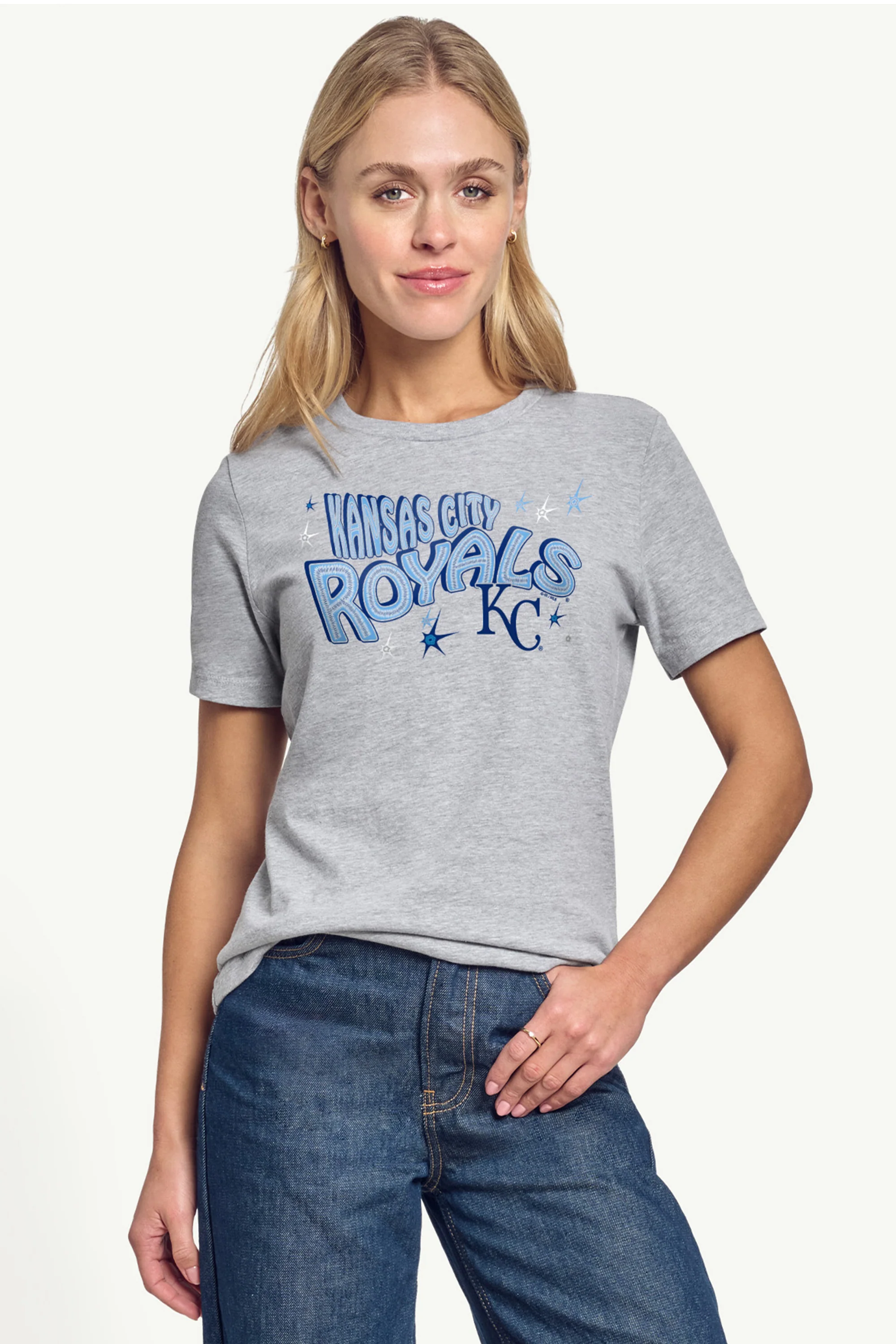 WOMENS KANSAS CITY ROYALS FIREWORKS T SHIRT - Image 3