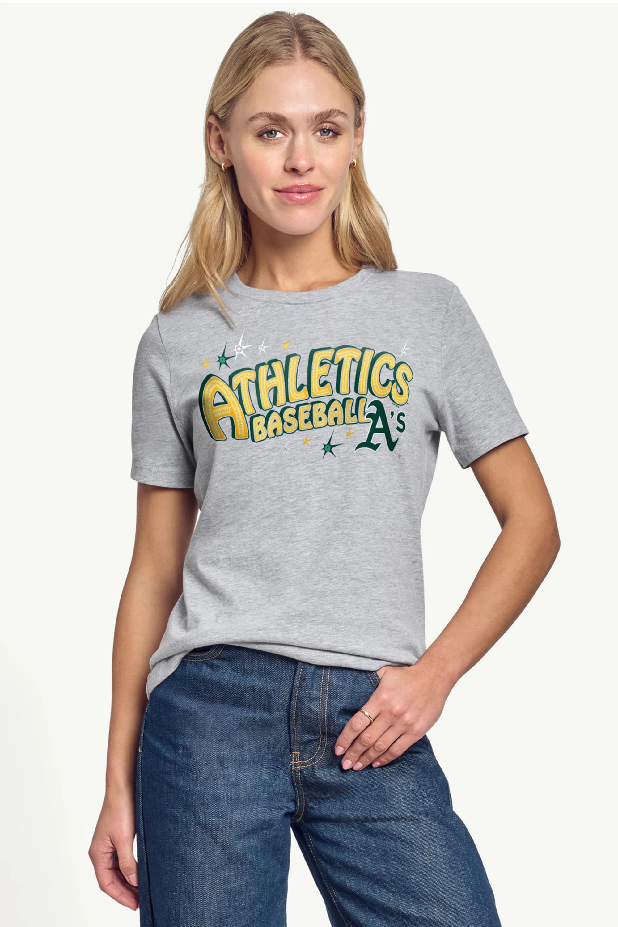 WOMENS OAKLAND ATHLETICS FIREWORKS T SHIRT - Image 3