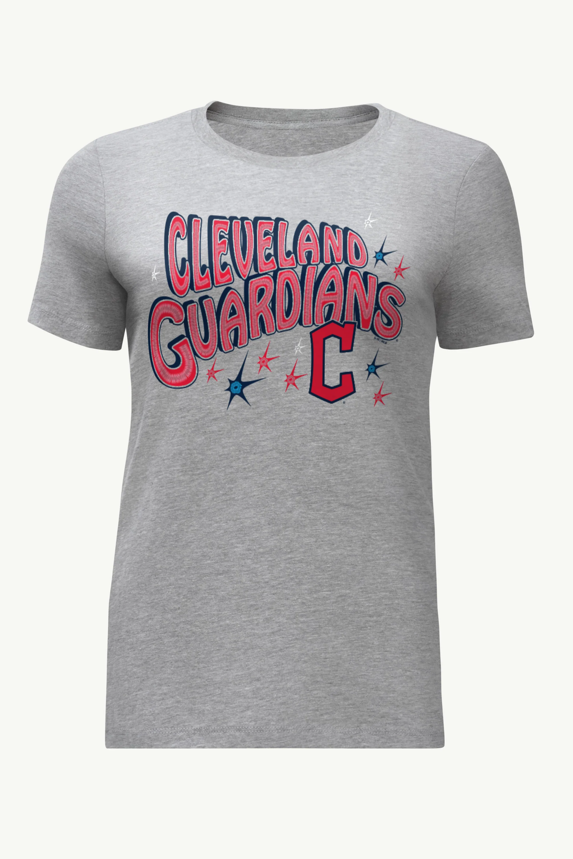 WOMENS CLEVELAND GUARDIANS FIREWORKS T SHIRT