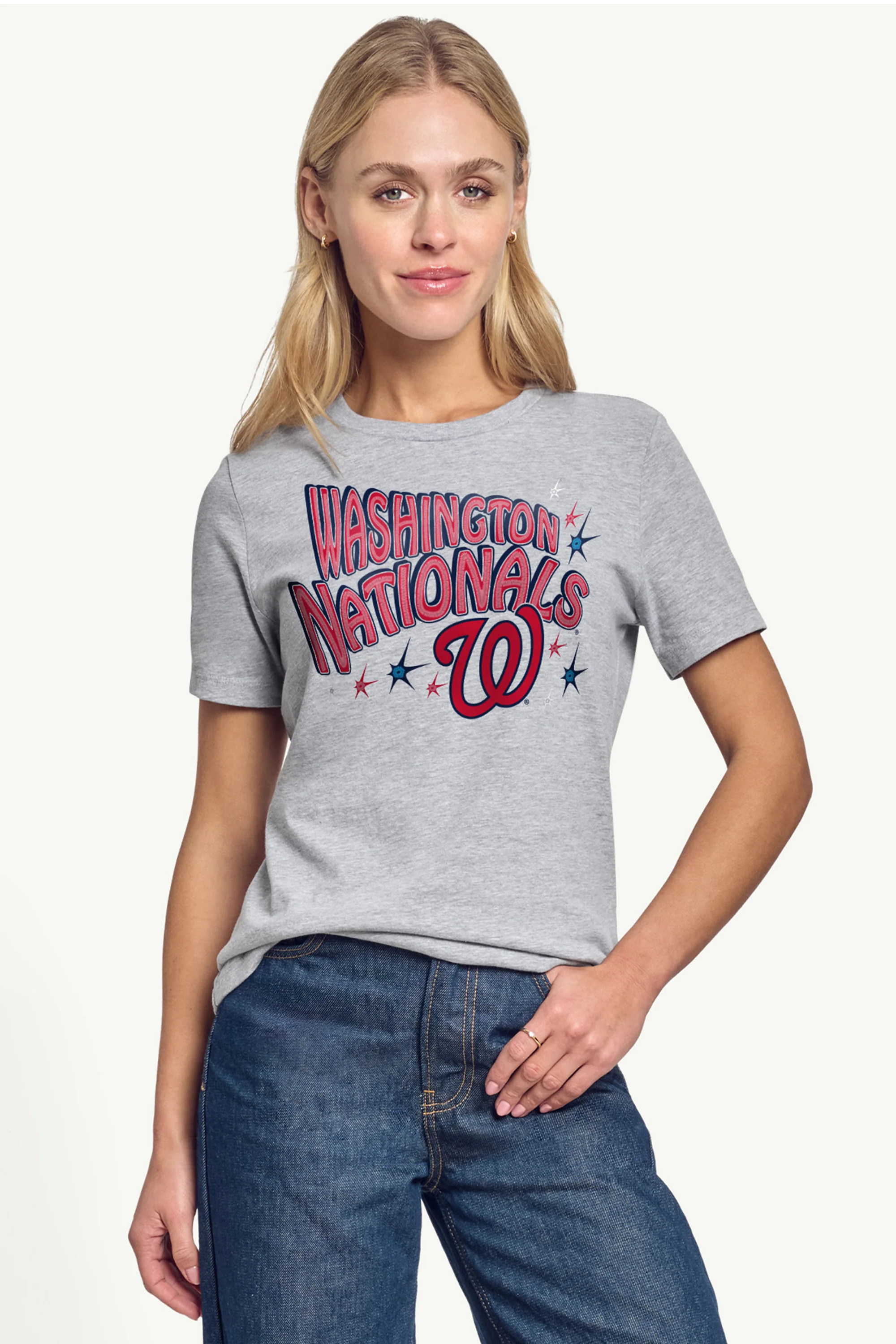 WOMENS WASHINGTON NATIONALS FIREWORKS T SHIRT - Image 3