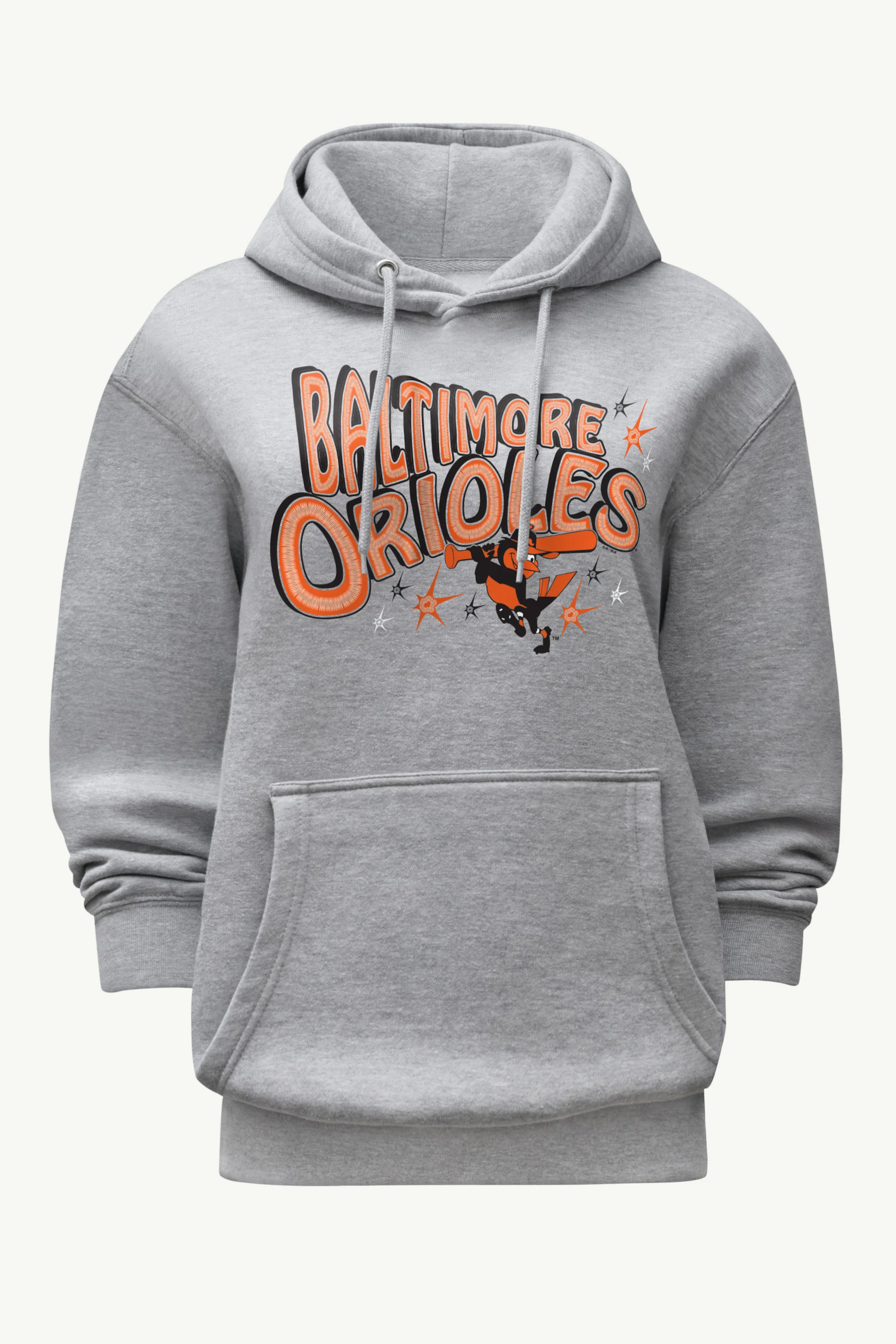WOMENS BALTIMORE ORIOLES FIREWORKS HOODIE