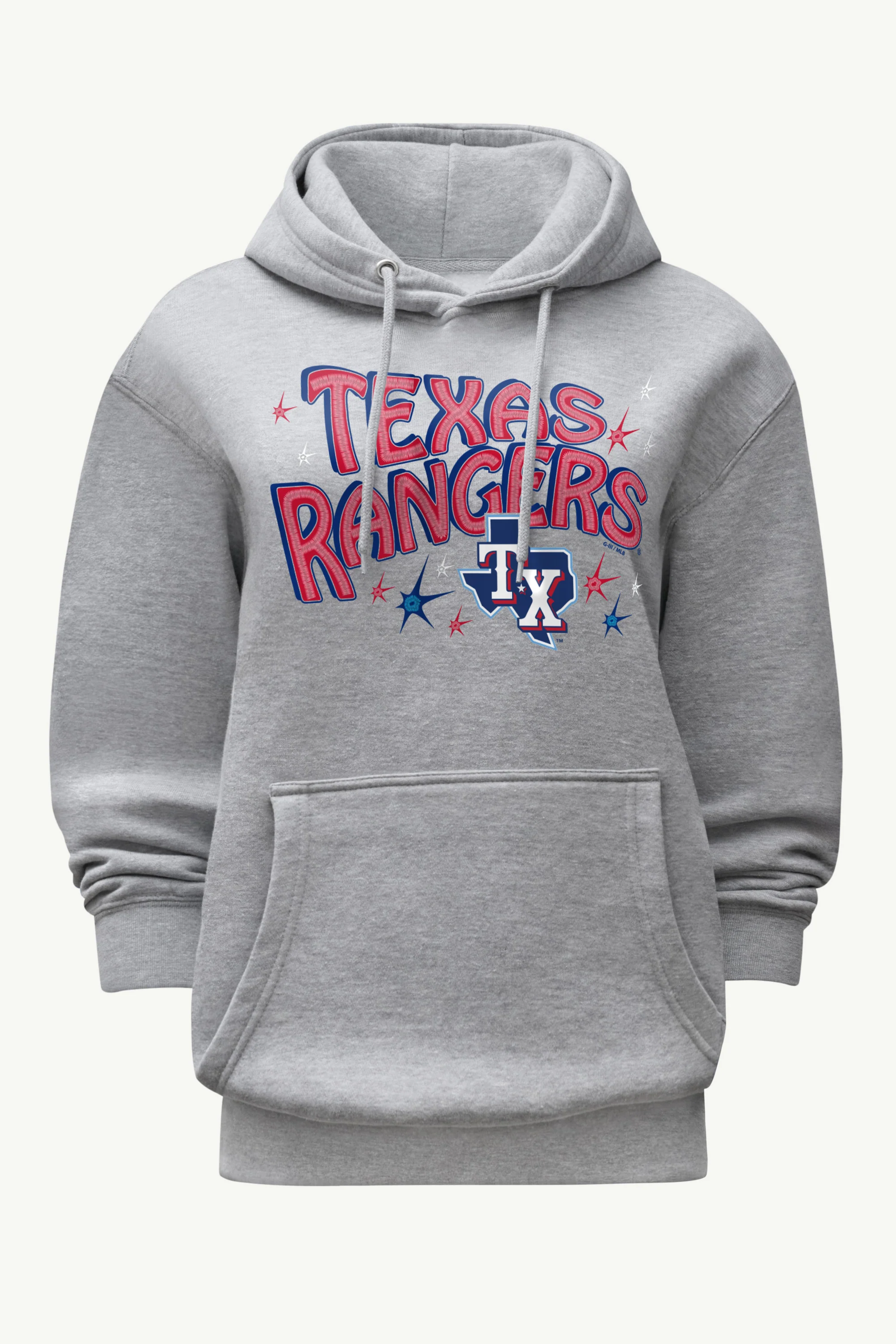 WOMENS TEXAS RANGERS FIREWORKS HOODIE