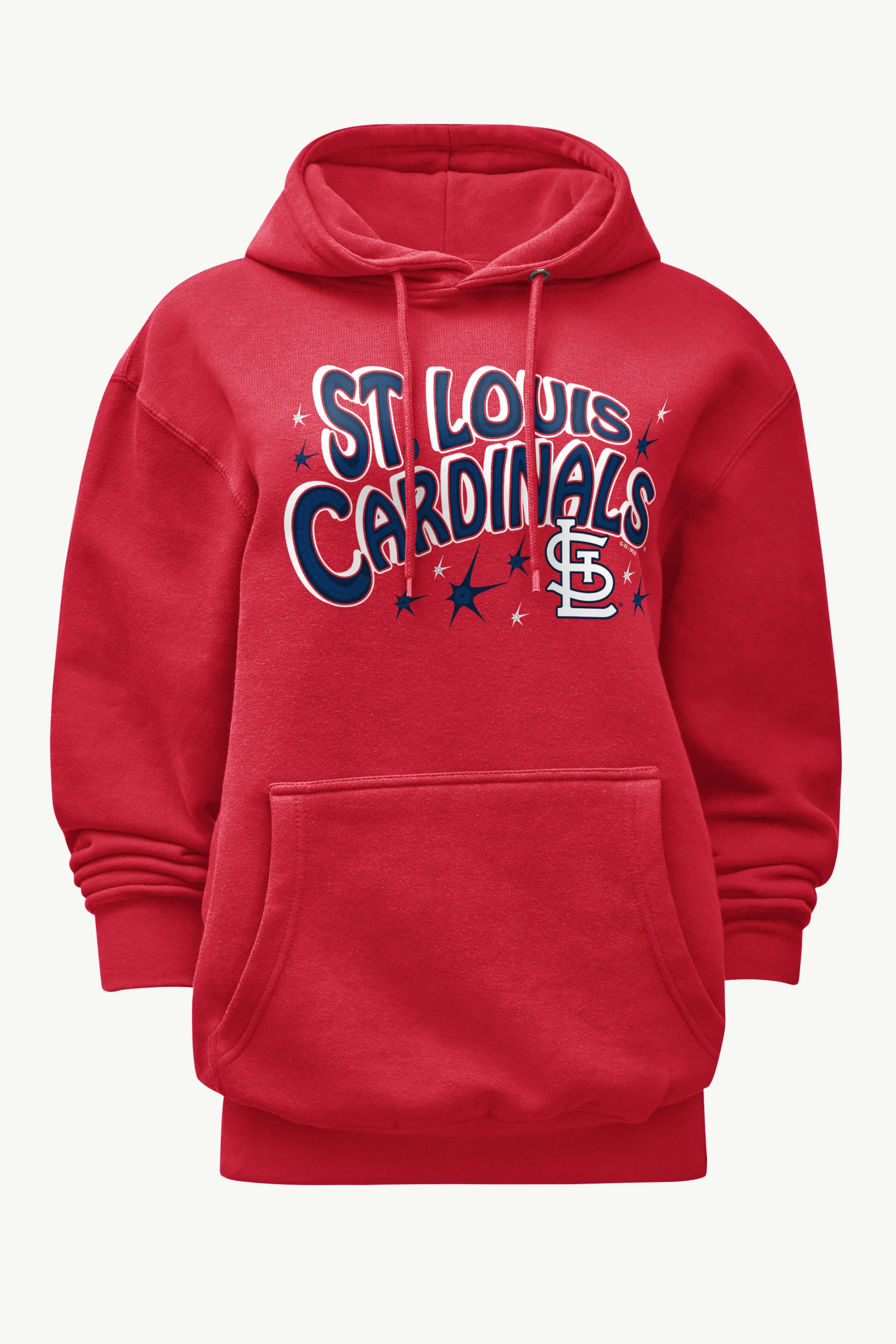 WOMENS ST LOUIS CARDINALS FIREWORKS HOODIE