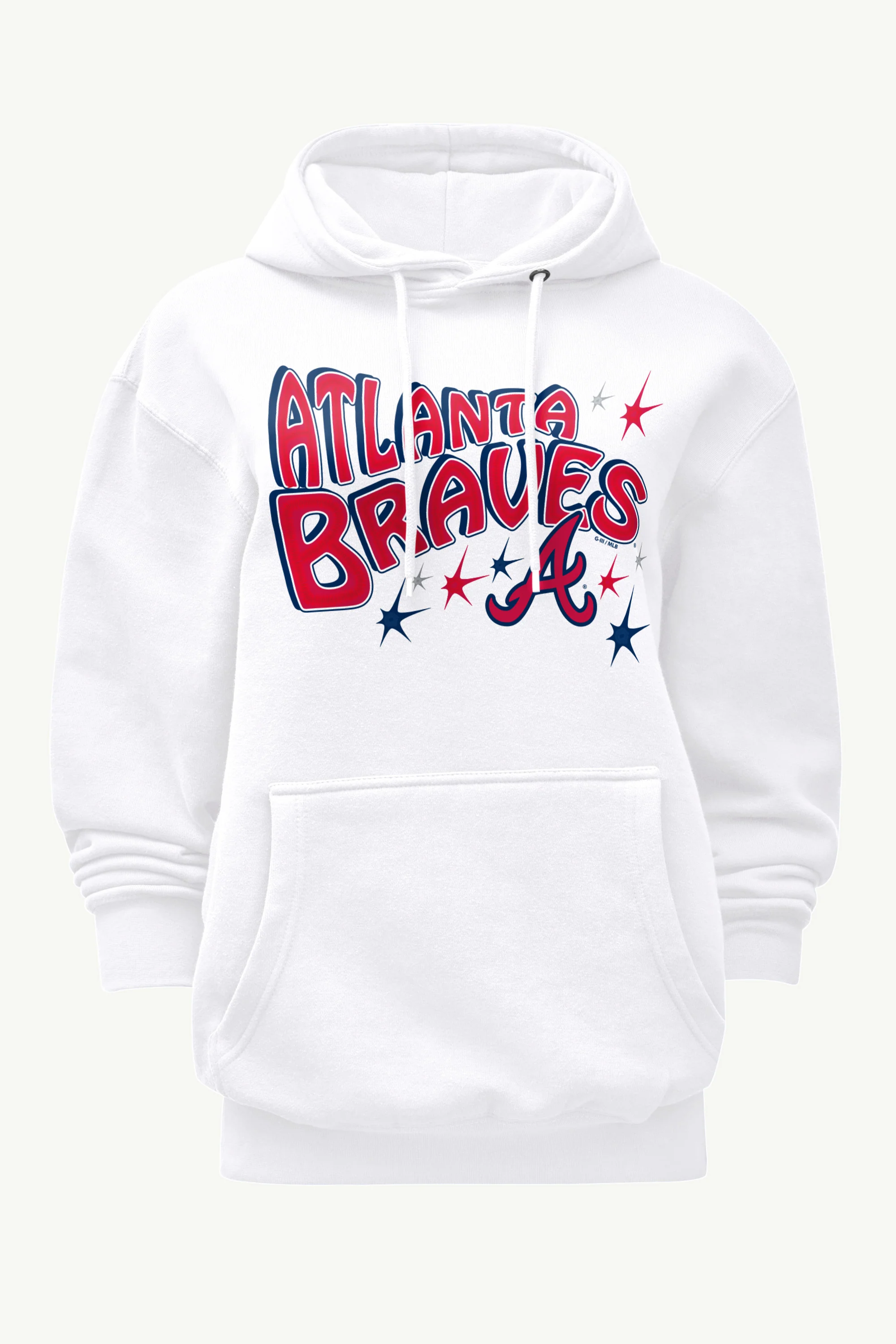WOMENS ATLANTA BRAVES FIREWORKS HOODIE