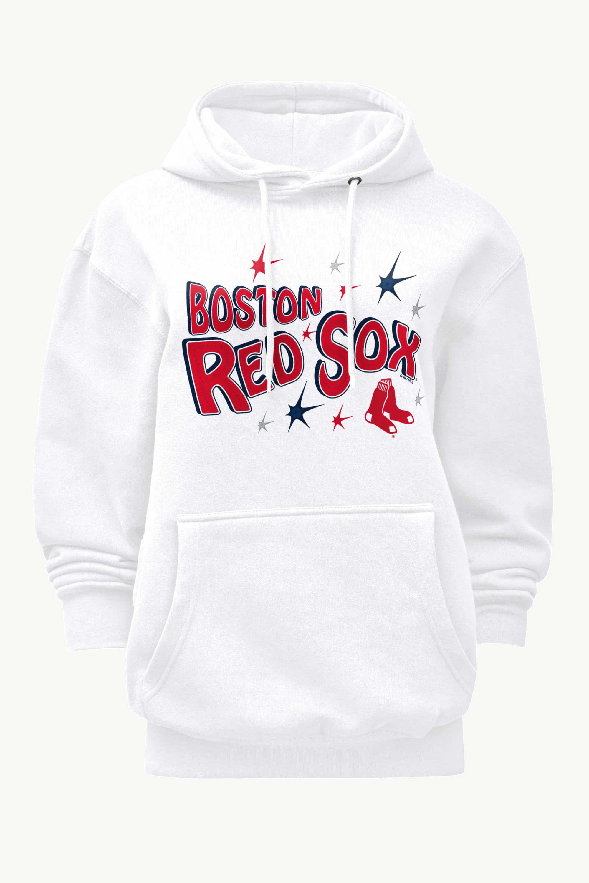 WOMENS BOSTON RED SOX FIREWORKS HOODIE