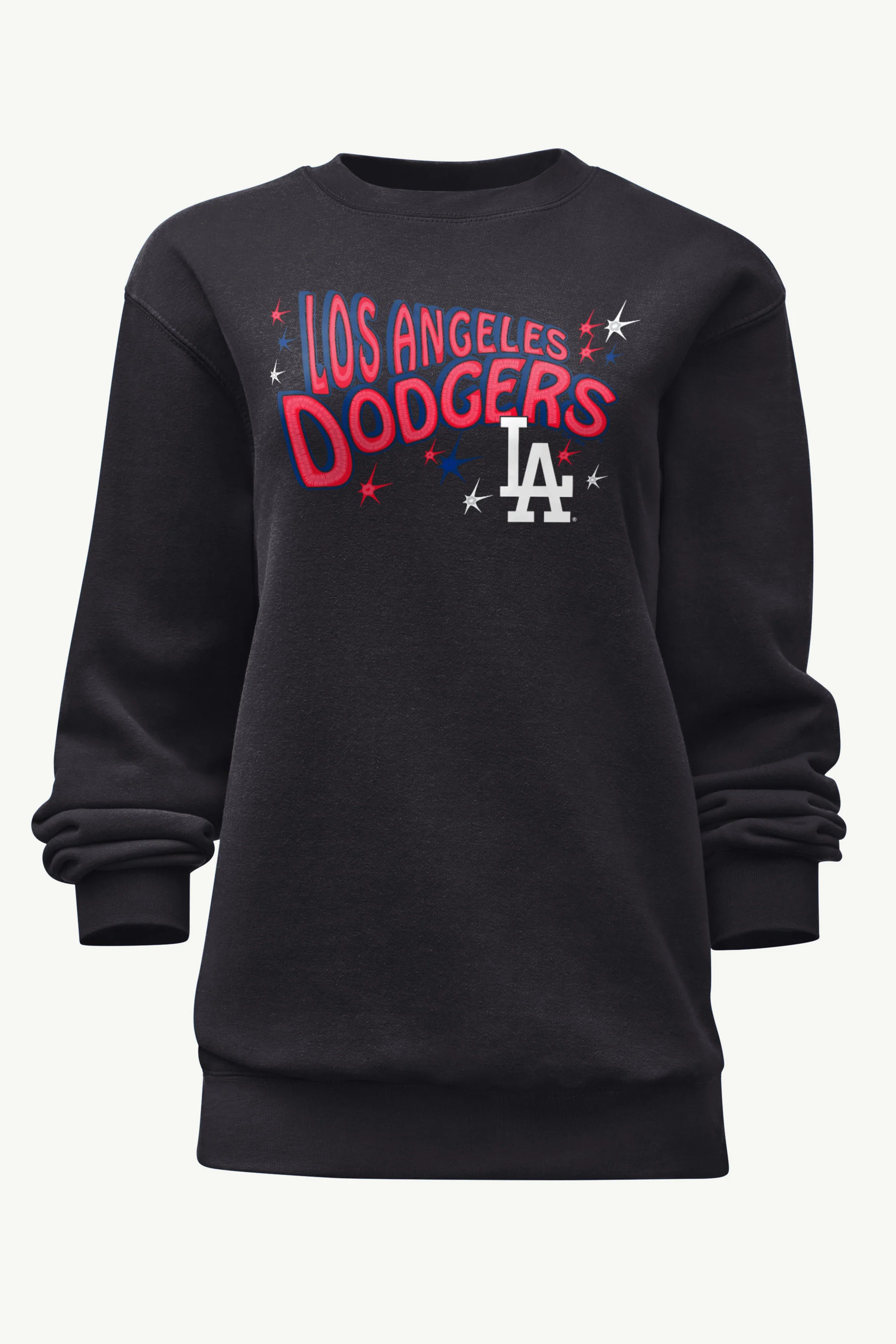 WOMENS LOS ANGELES DODGERS FIREWORKS SWEATSHIRT