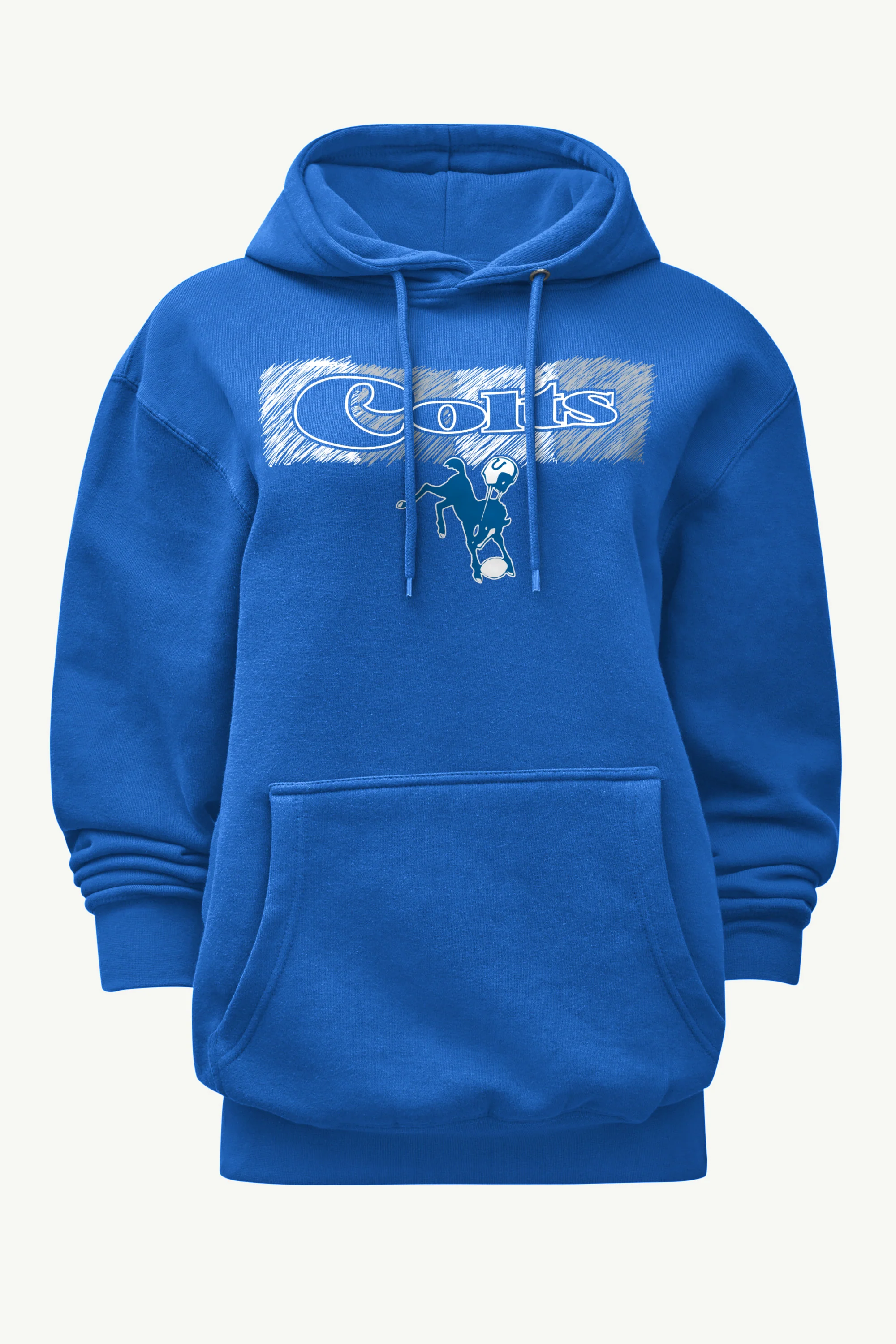 WOMENS INDIANAPOLIS COLTS COLOR SHADING HOODIE