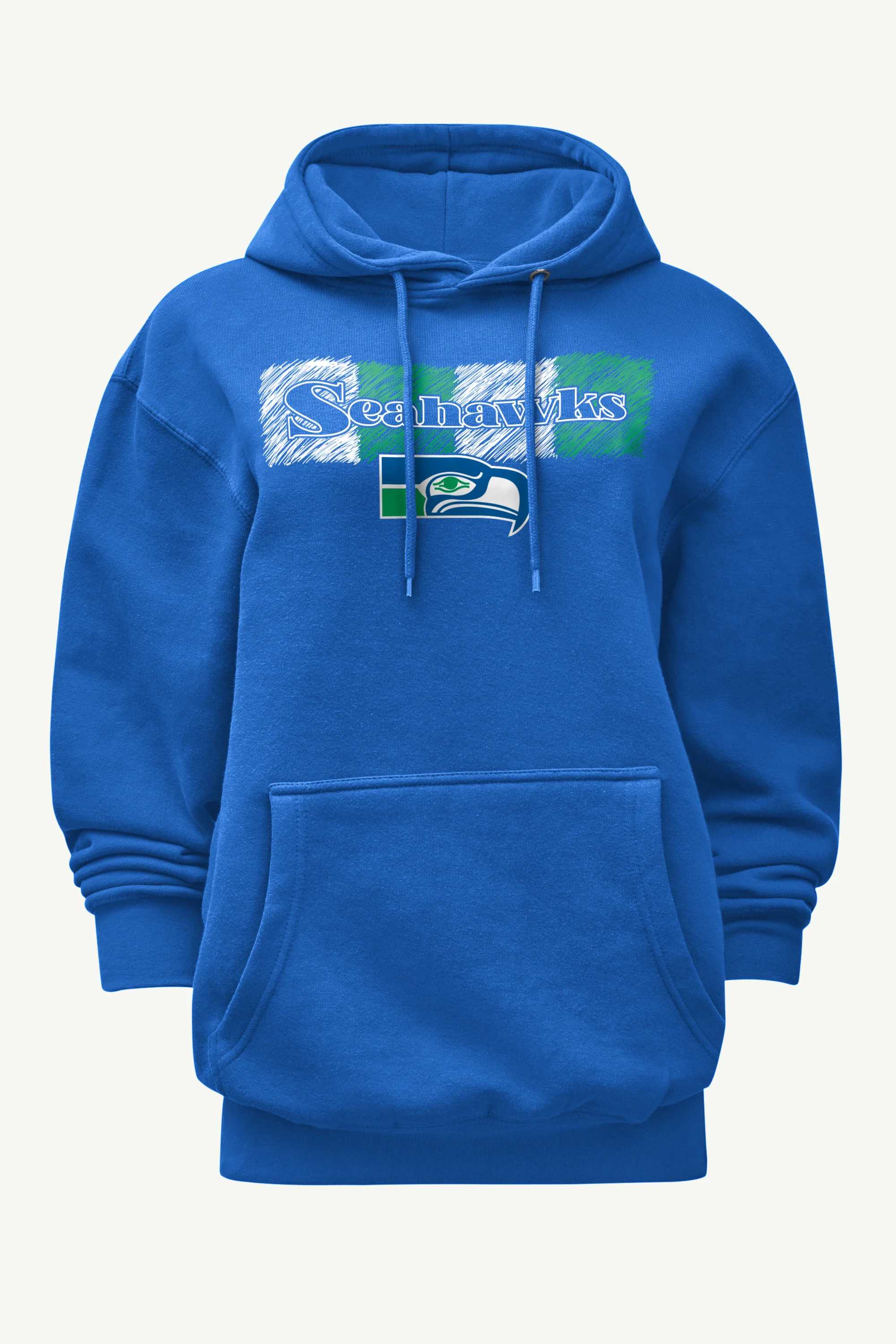 WOMENS SEATTLE SEAHAWKS COLOR SHADING HOODIE