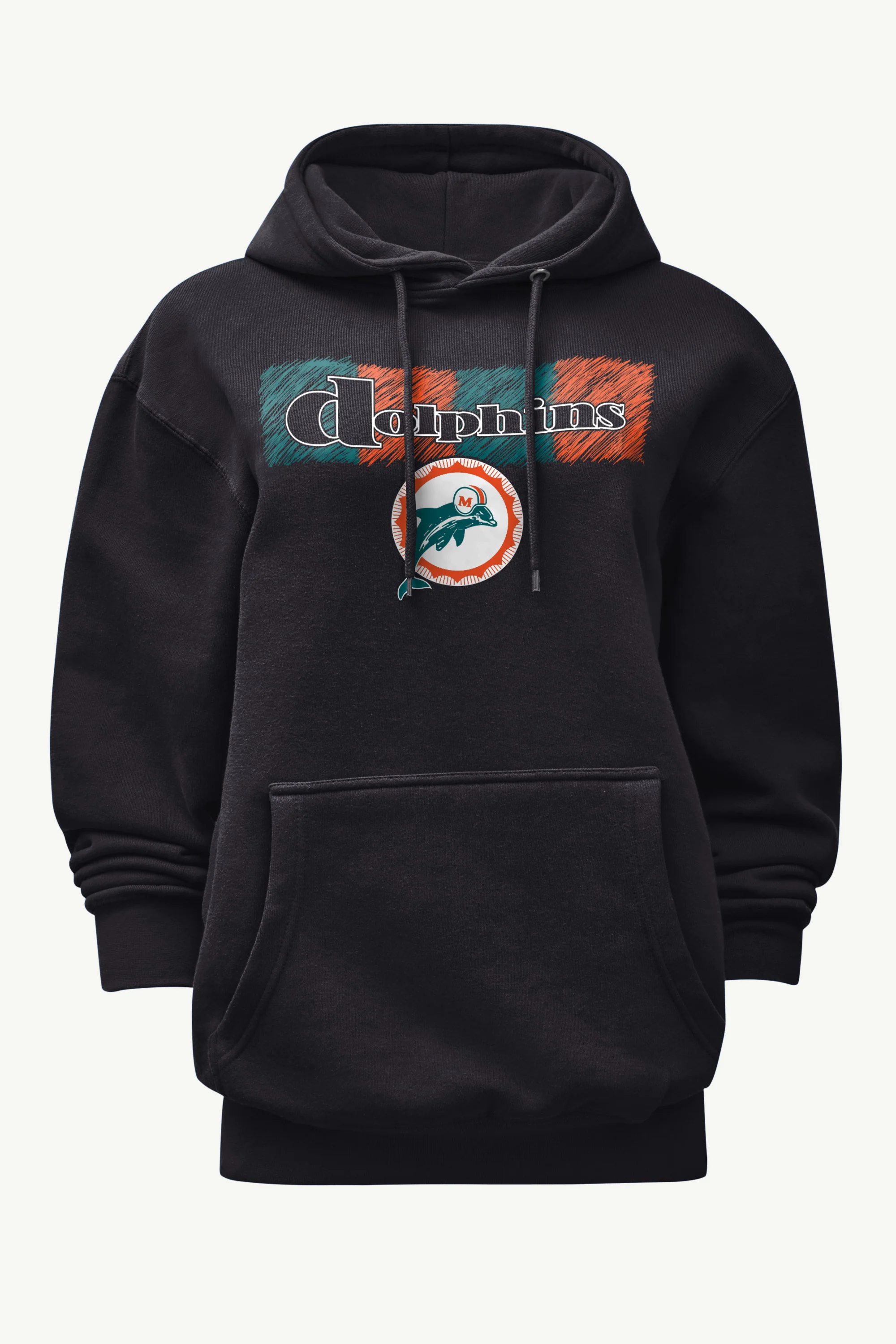 WOMENS MIAMI DOLPHINS COLOR SHADING HOODIE