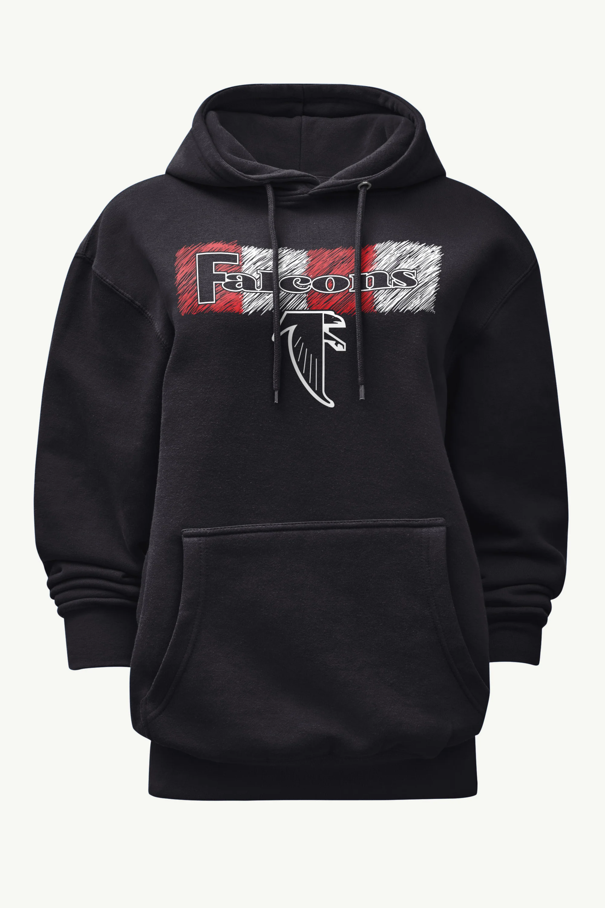 WOMENS ATLANTA FALCONS COLOR SHADING HOODIE