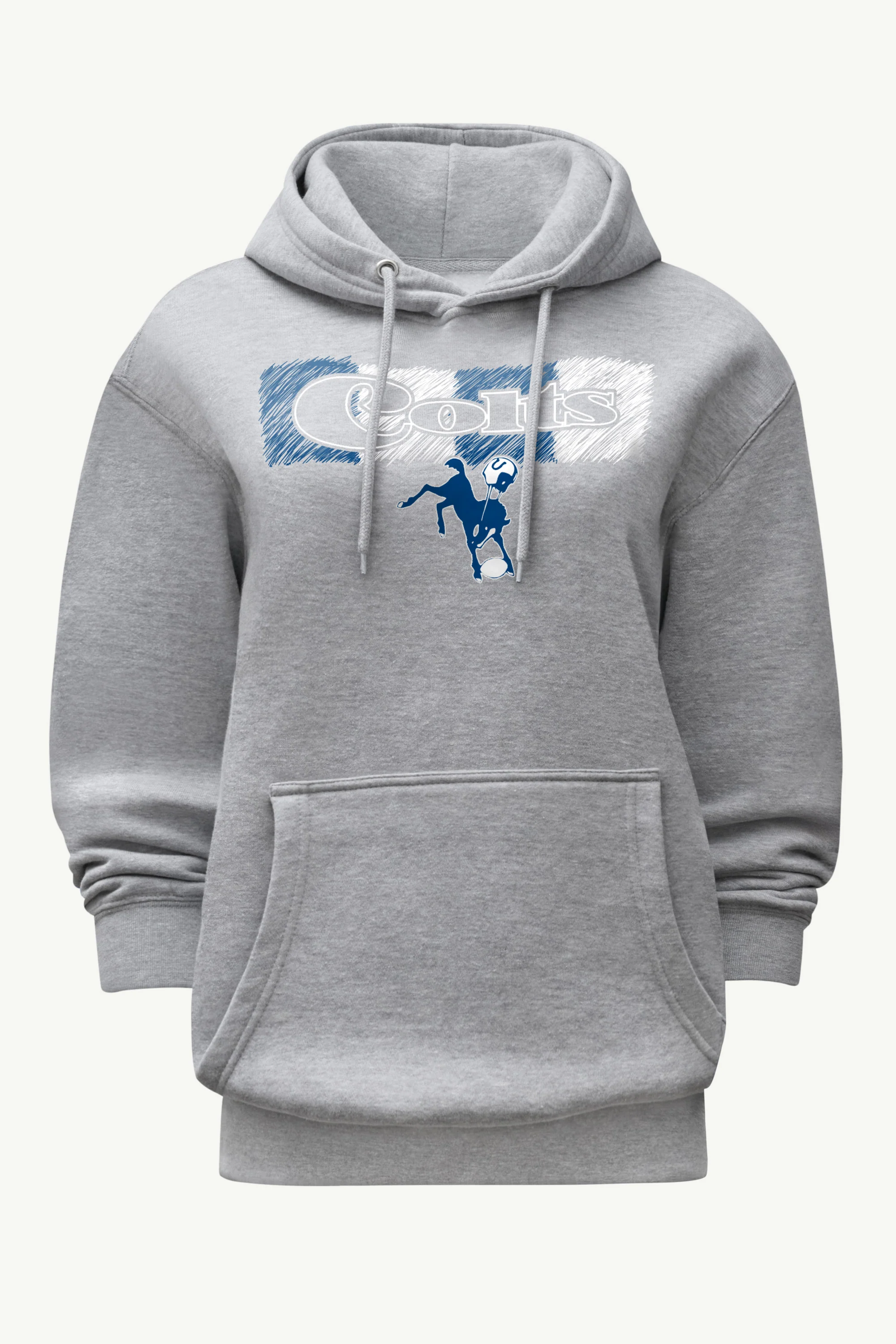 WOMENS INDIANAPOLIS COLTS COLOR SHADING HOODIE