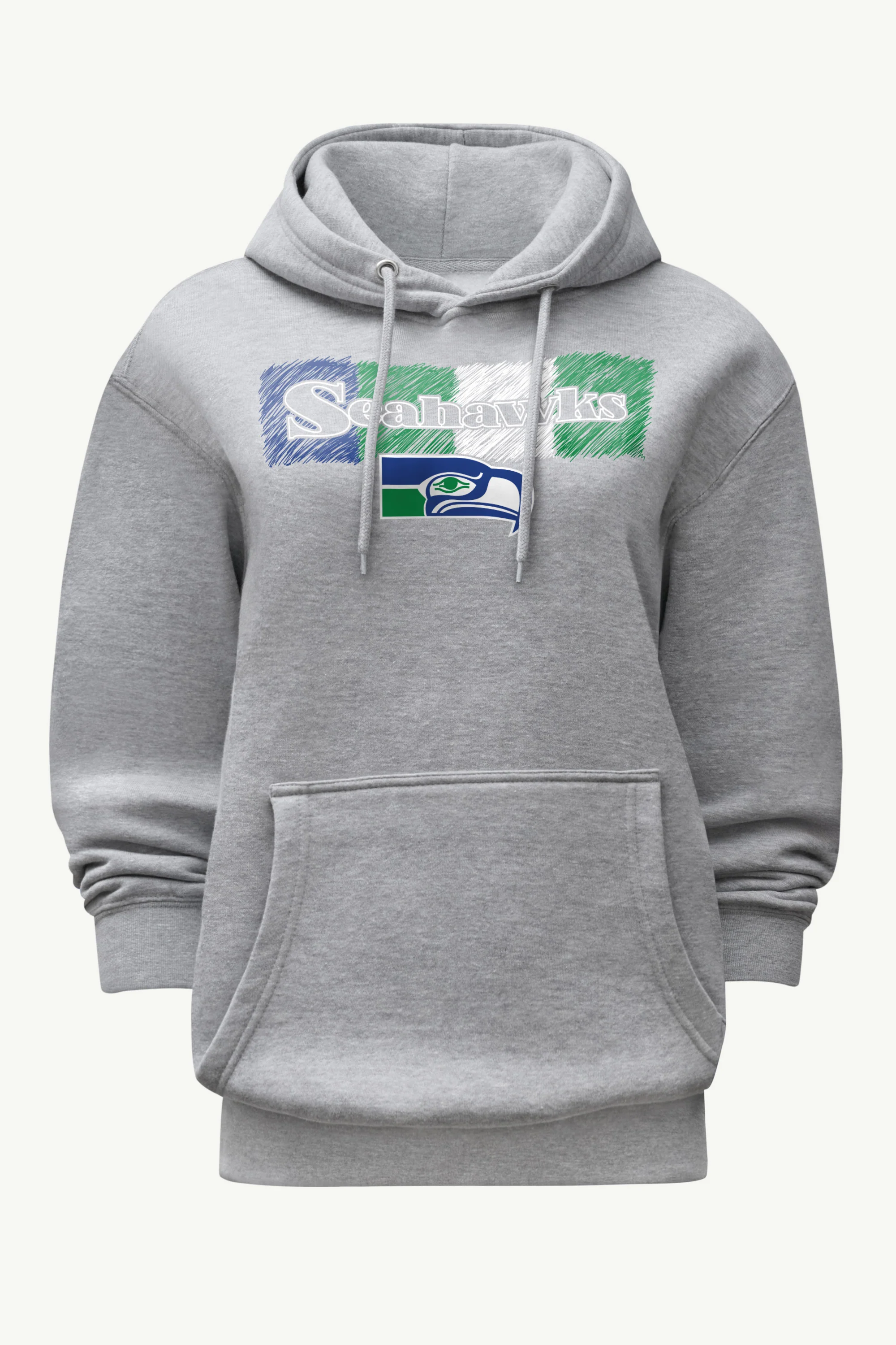 WOMENS SEATTLE SEAHAWKS COLOR SHADING HOODIE