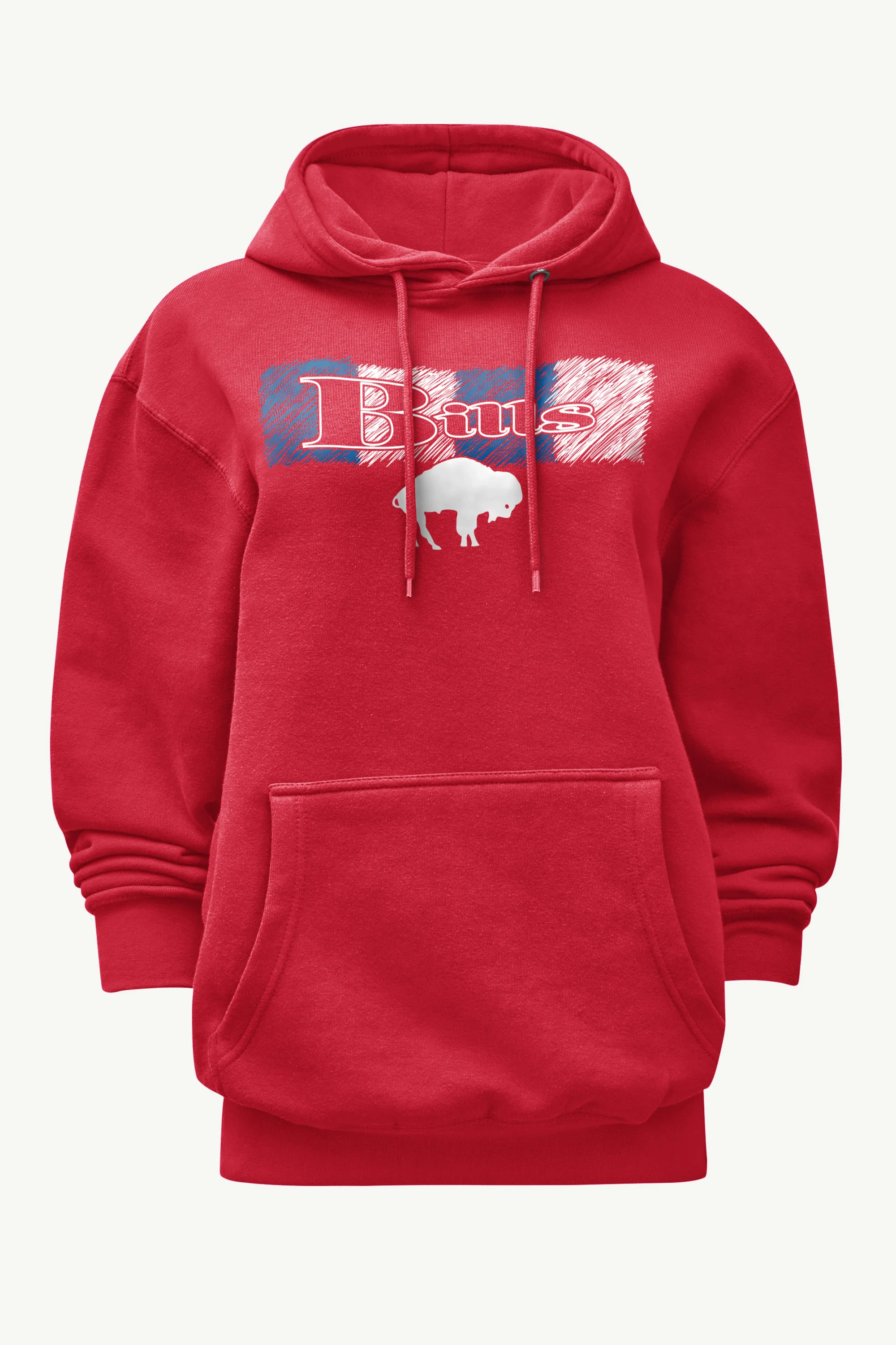 WOMENS BUFFALO BILLS COLOR SHADING HOODIE