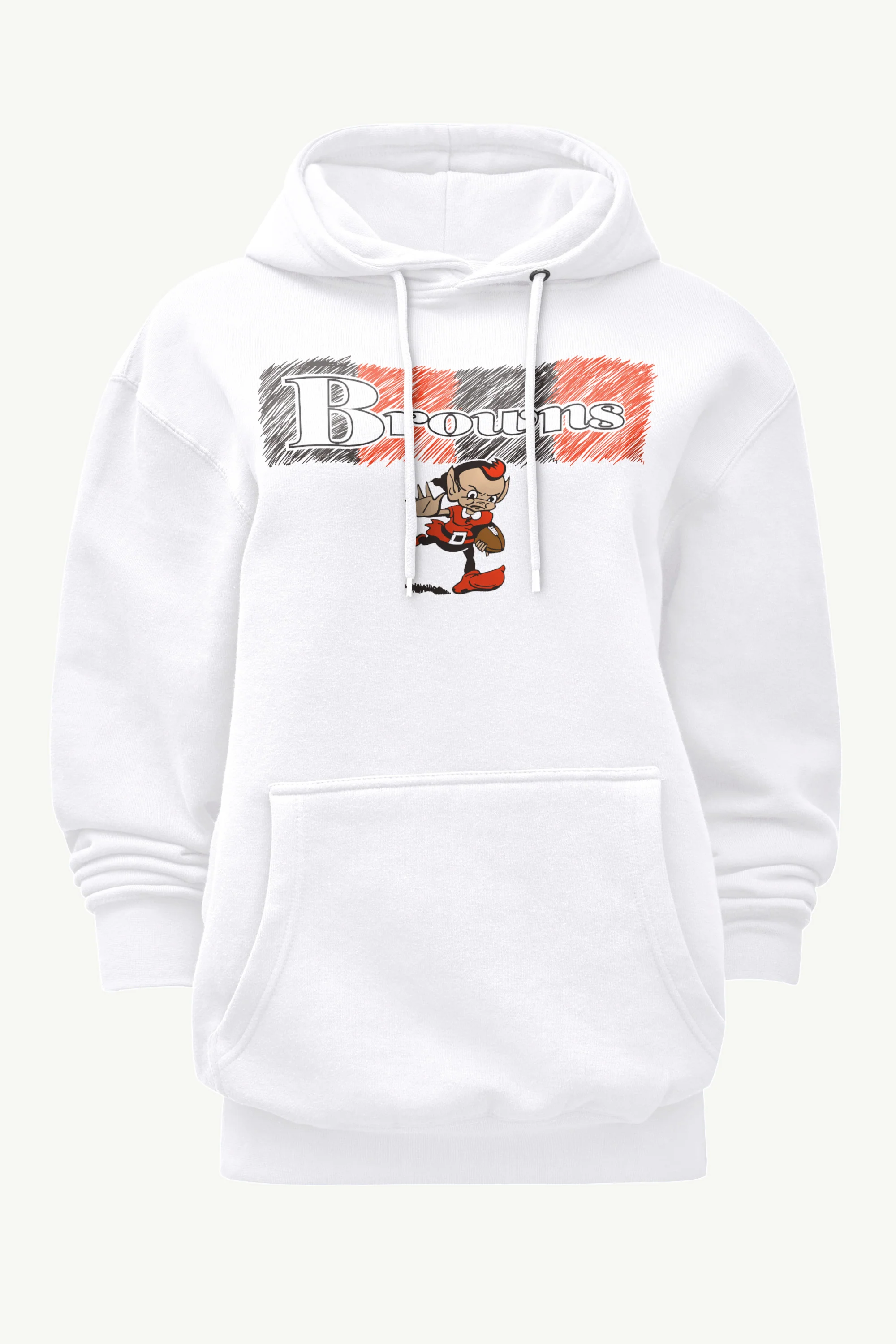 WOMENS CLEVELAND BROWNS COLOR SHADING HOODIE