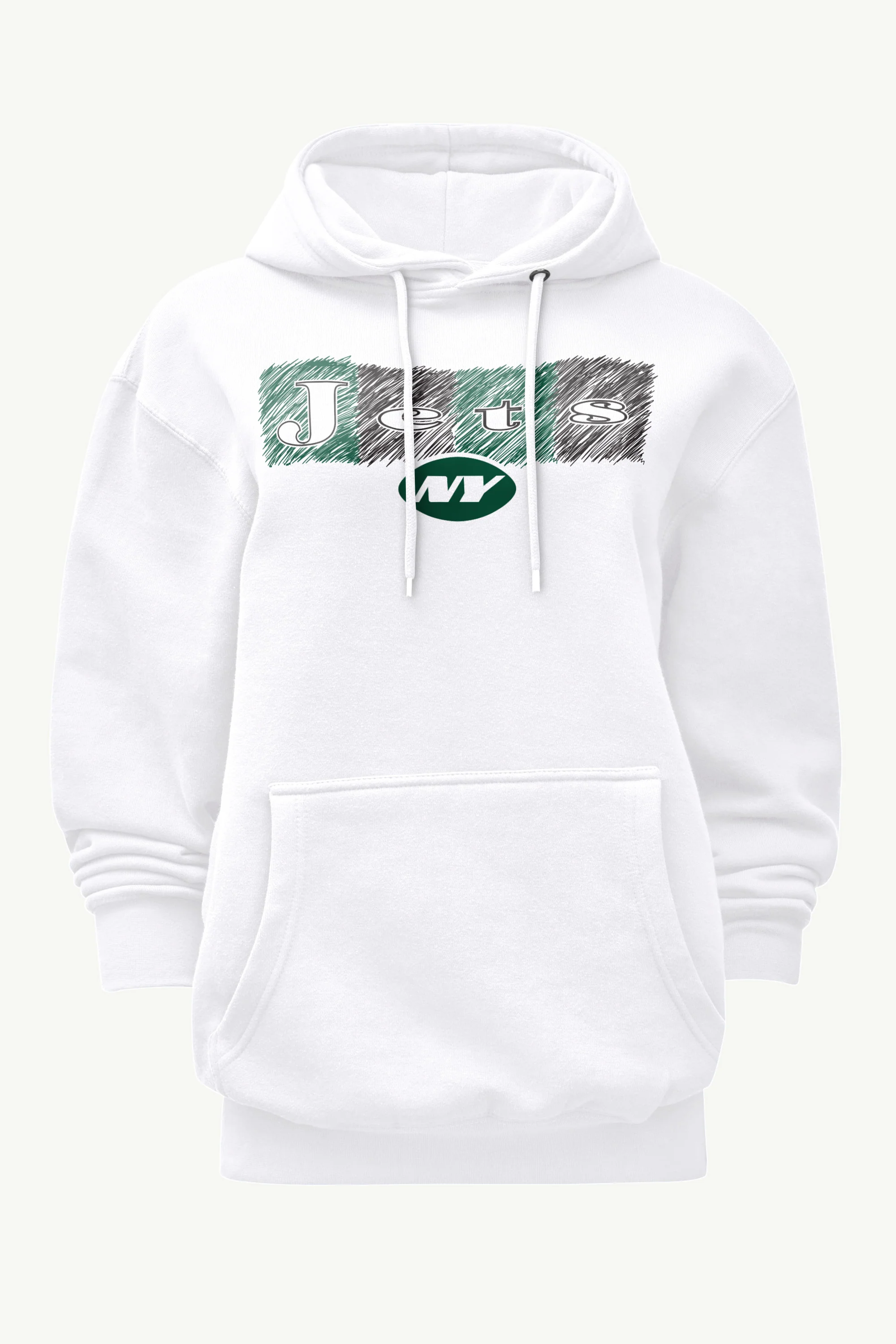 WOMENS NEW YORK JETS COLOR SHADING HOODIE