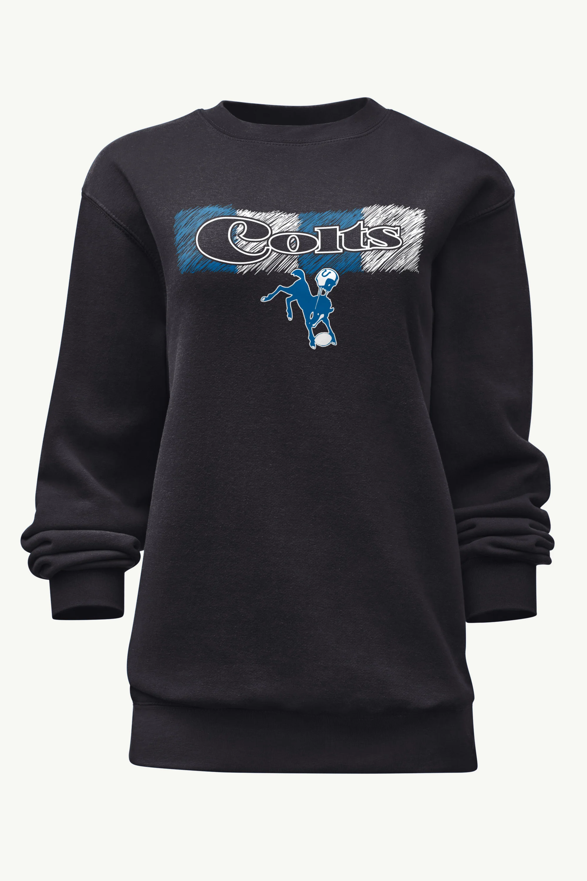 WOMENS INDIANAPOLIS COLTS COLOR SHADING SWEATSHIRT