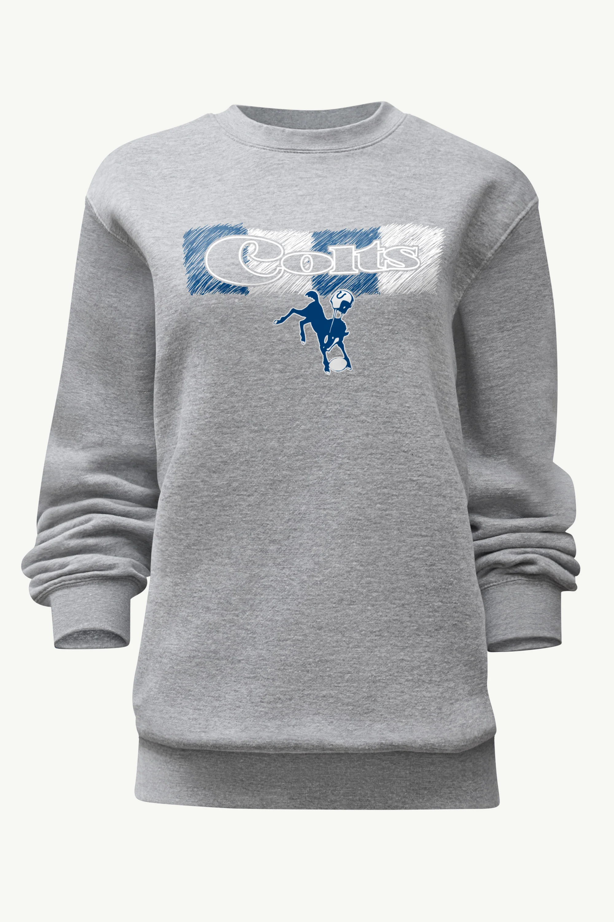 WOMENS INDIANAPOLIS COLTS COLOR SHADING SWEATSHIRT