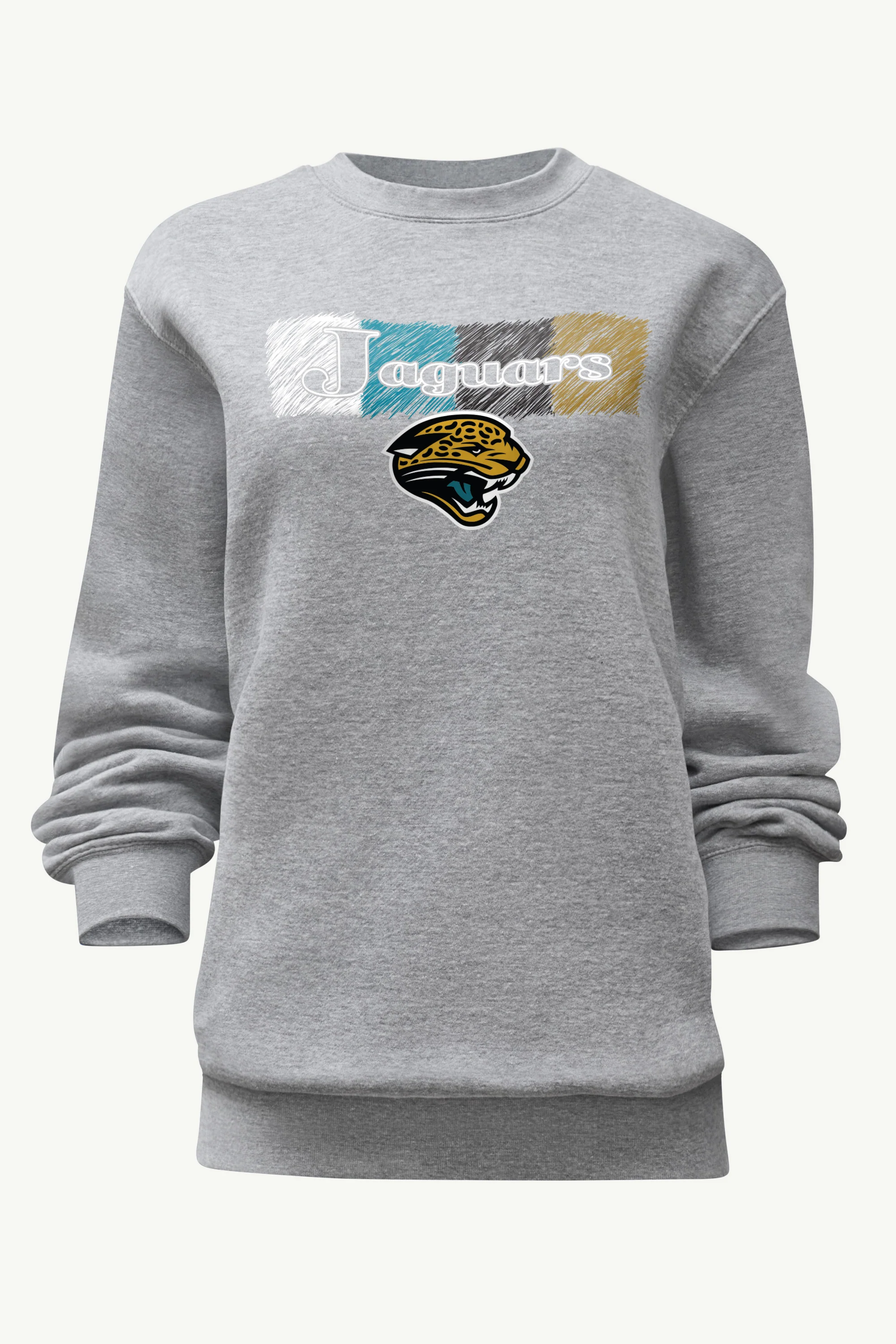 WOMENS JACKSONVILLE JAGUARS COLOR SHADING SWEATSHIRT