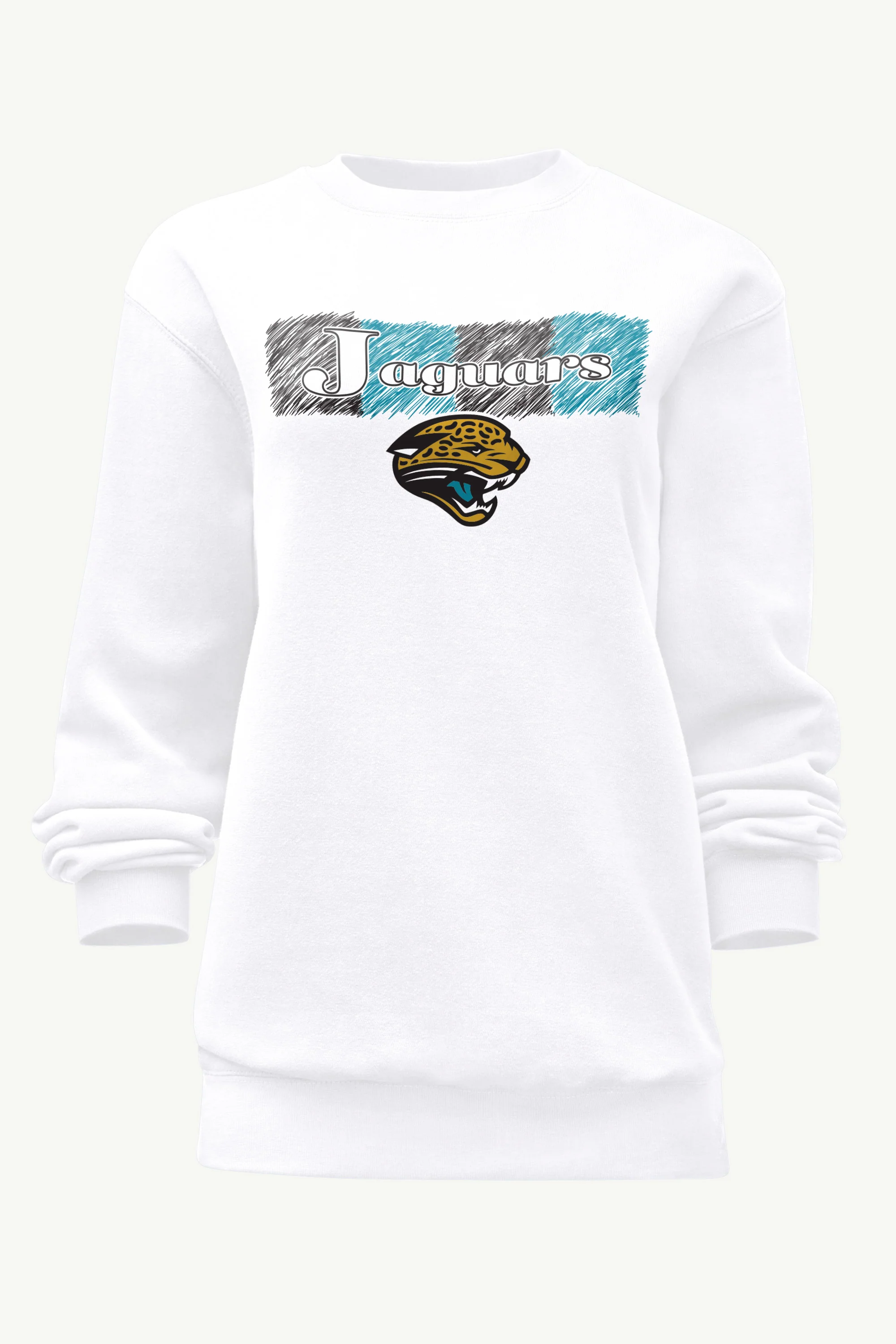 WOMENS JACKSONVILLE JAGUARS COLOR SHADING SWEATSHIRT