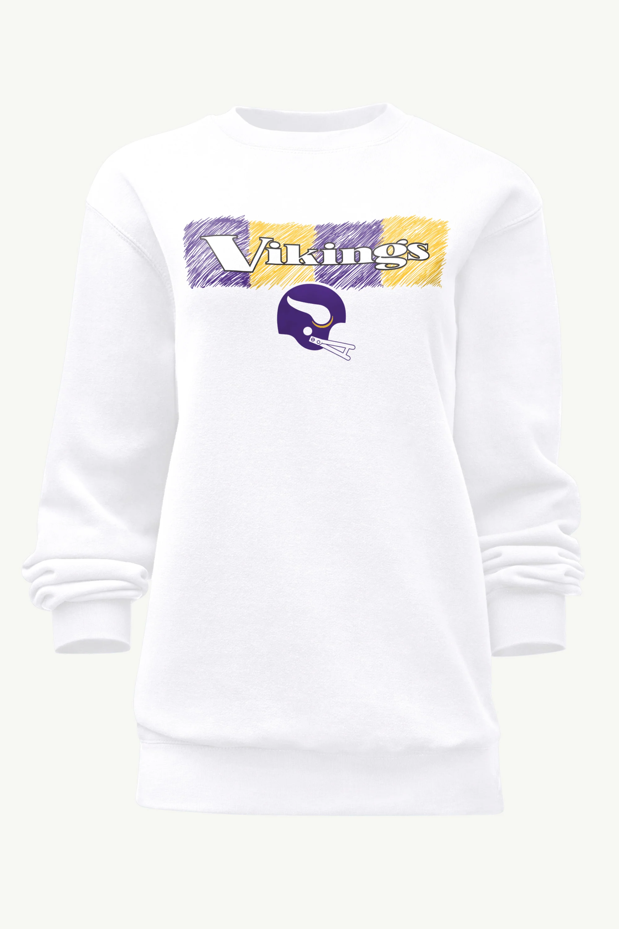 WOMENS MINNESOTA VIKINGS COLOR SHADING SWEATSHIRT